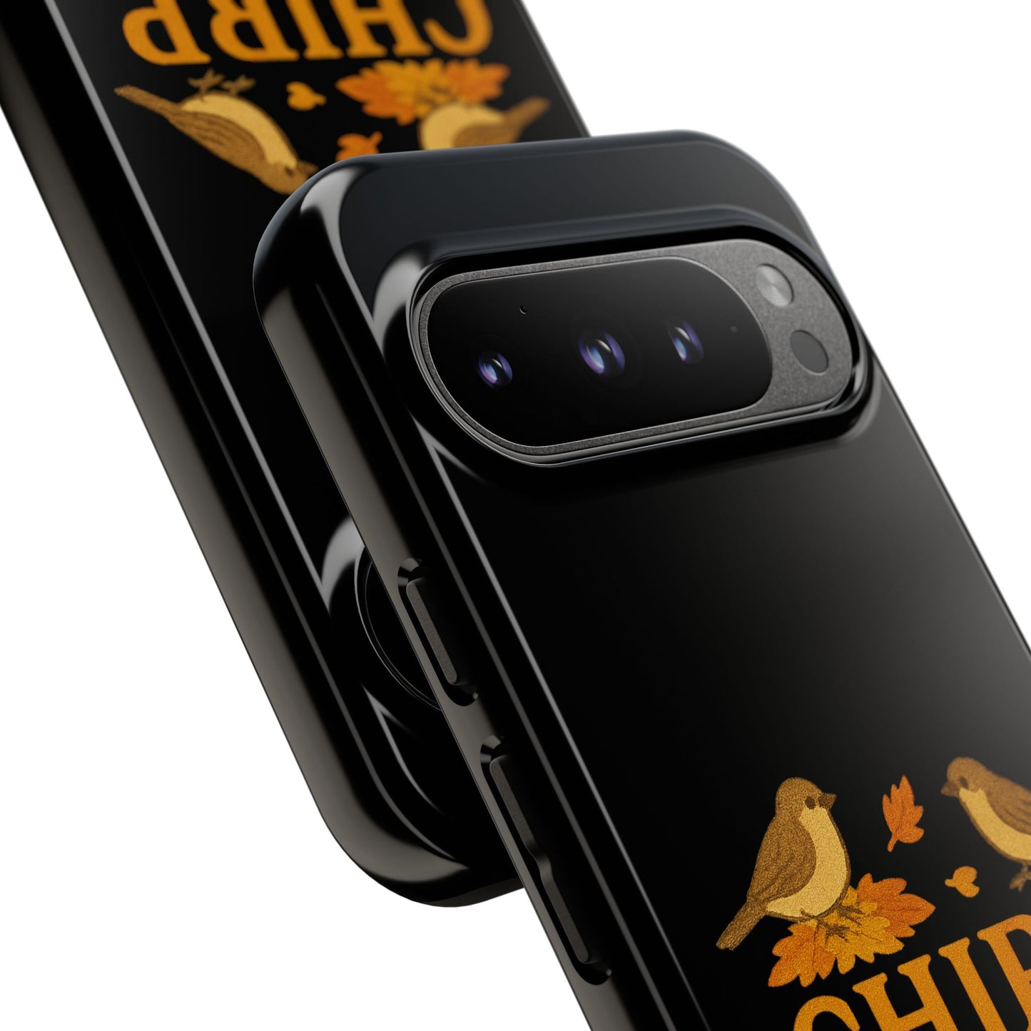 Chirp Crunch Cozy Autumn Themed Phone Case