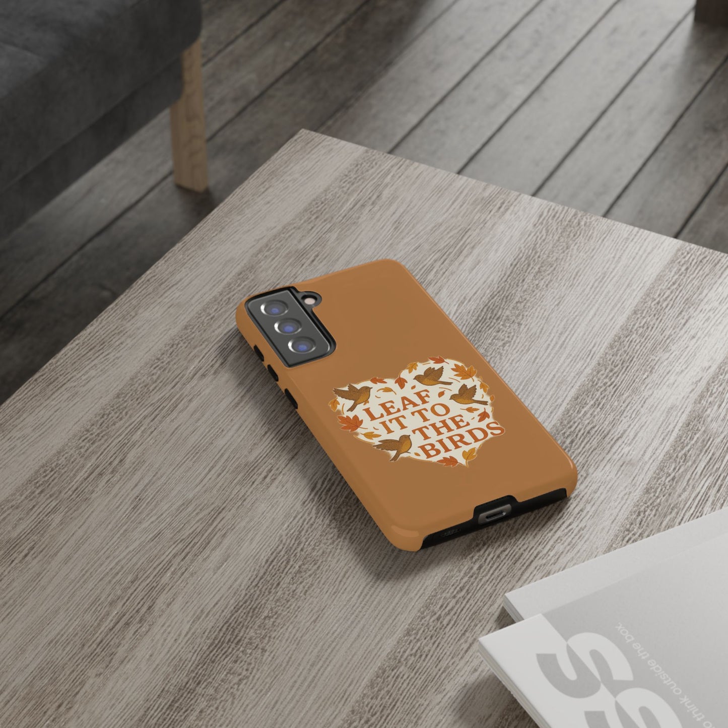 leaf It To The Birds Autumn Themed Phone Case