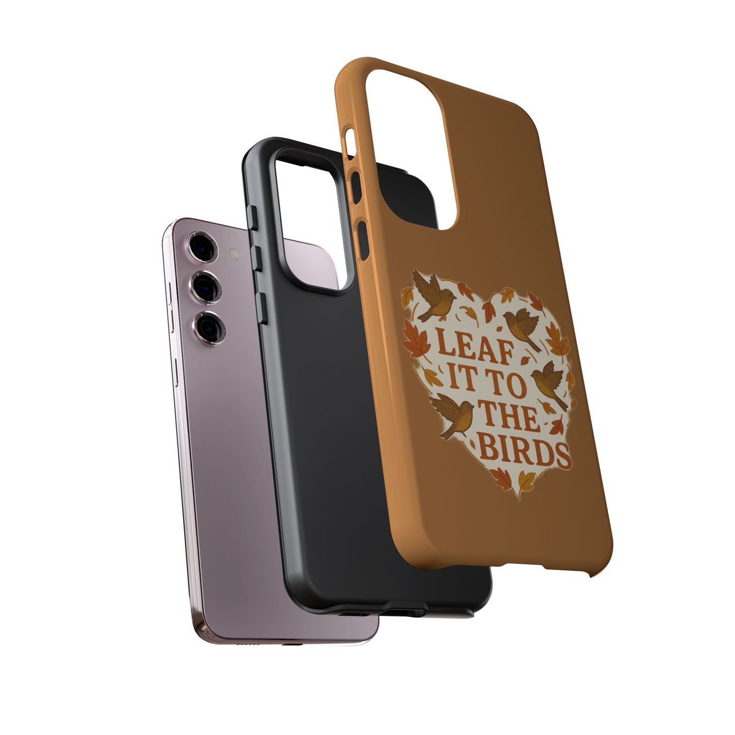 leaf It To The Birds Autumn Themed Phone Case
