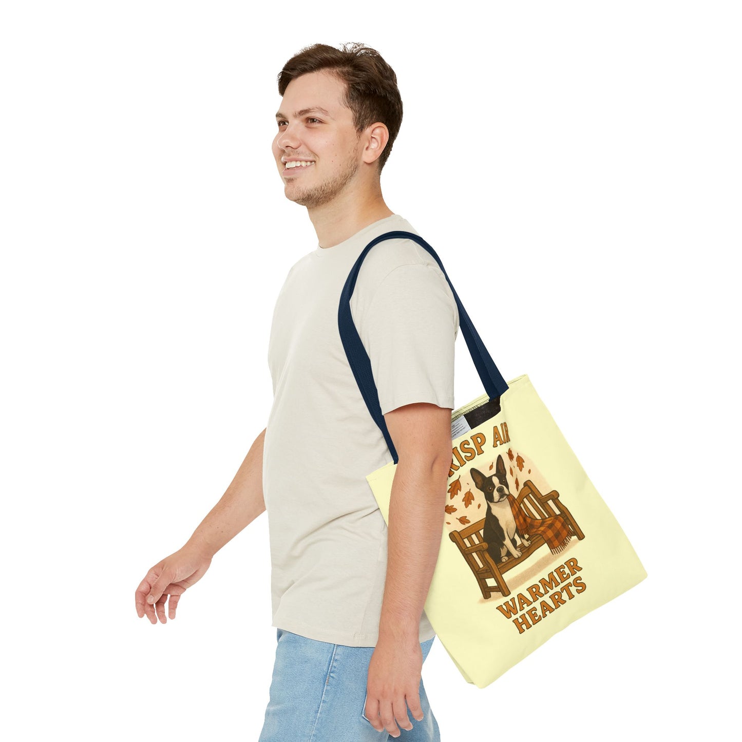 Crisp Air Warmer Hearts Tote Bag