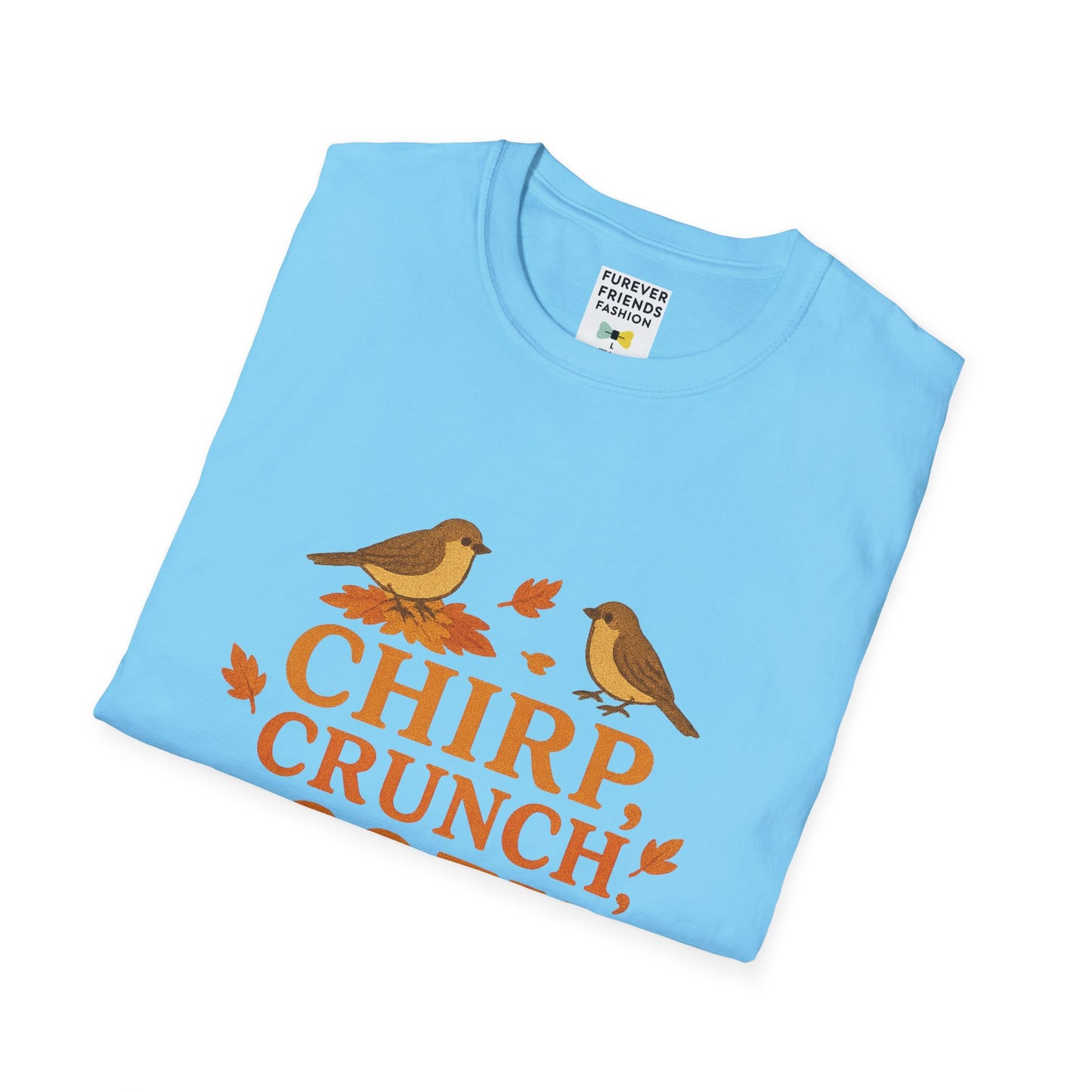 Chirp Crunch Cozy Autumn Themed Tee