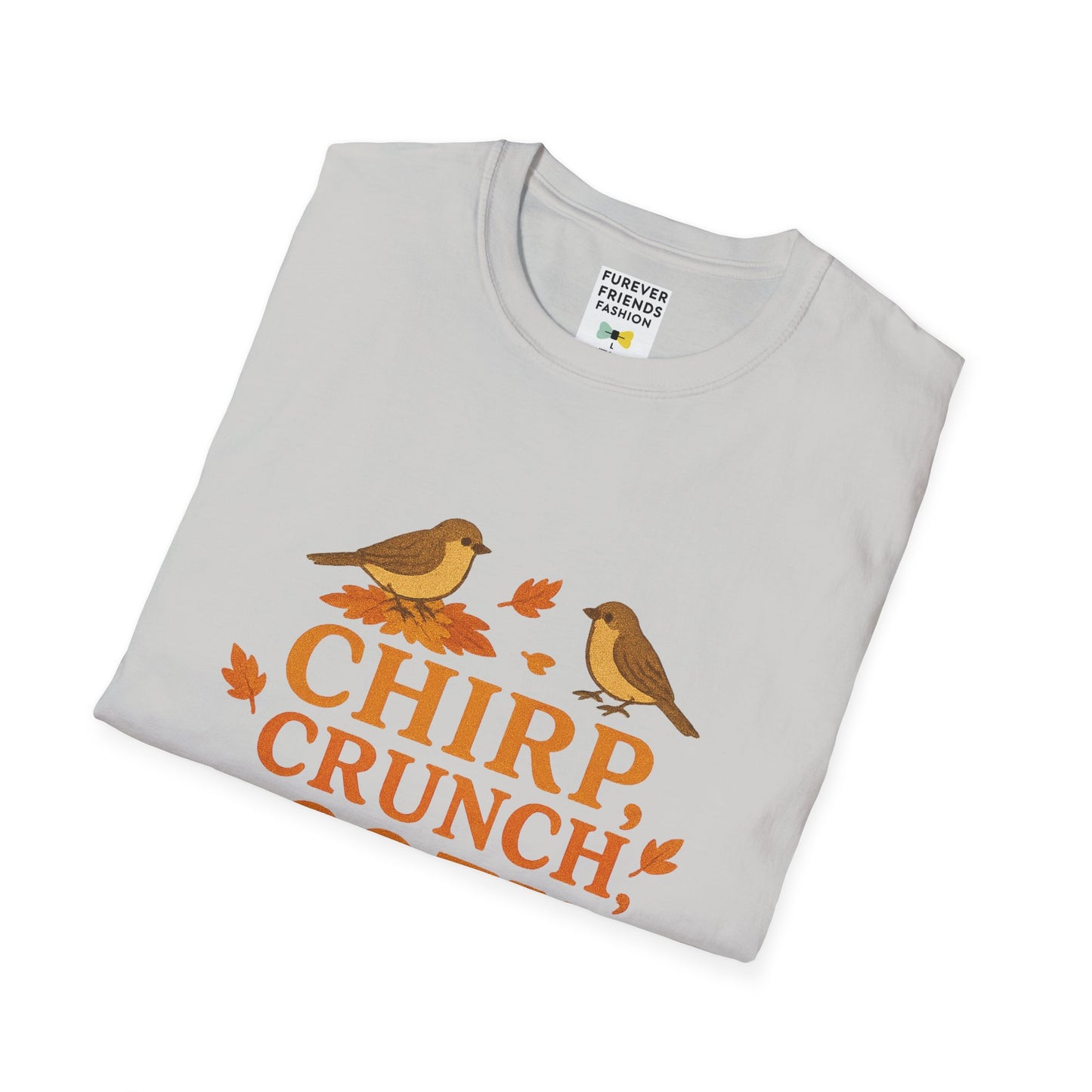 Chirp Crunch Cozy Autumn Themed Tee