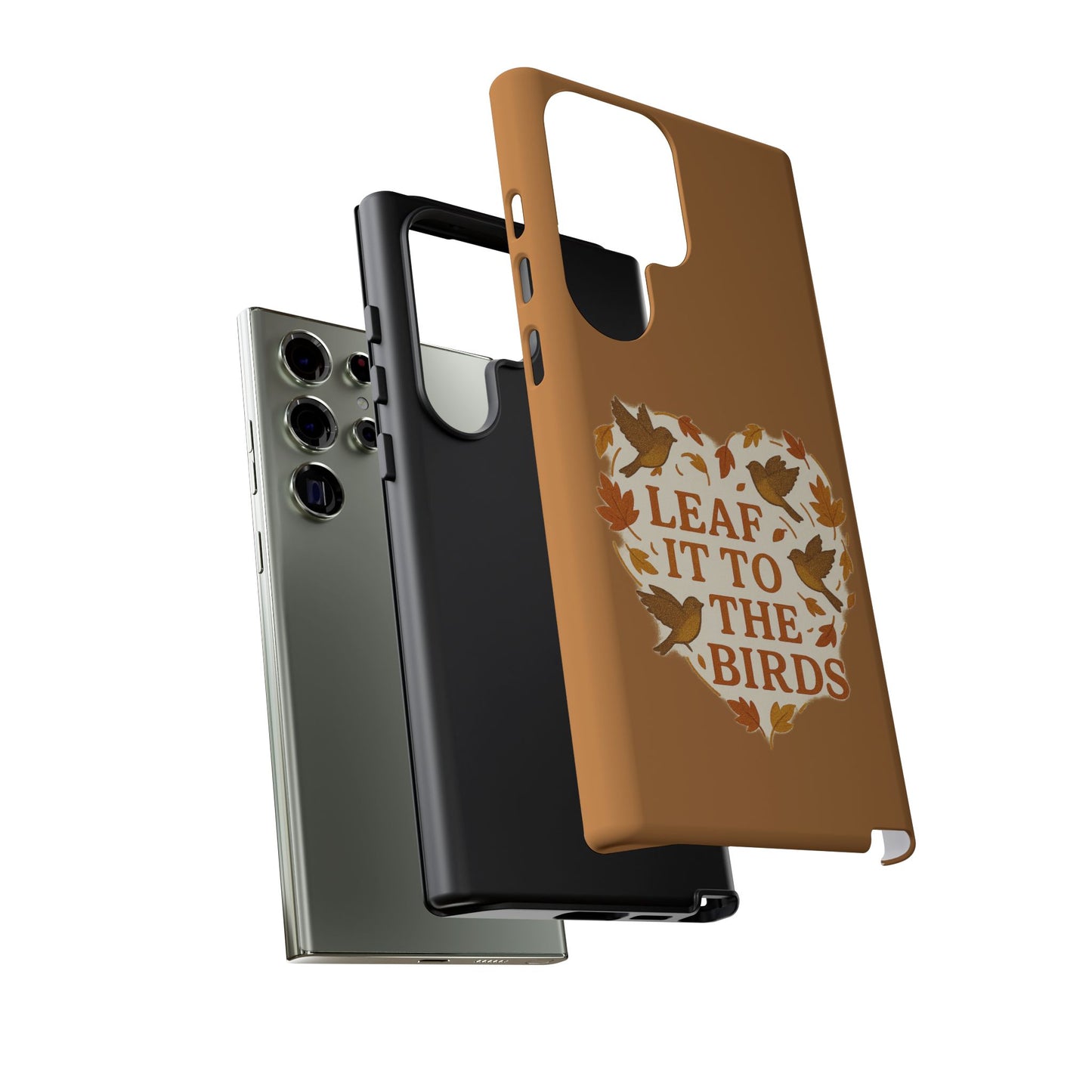 leaf It To The Birds Autumn Themed Phone Case