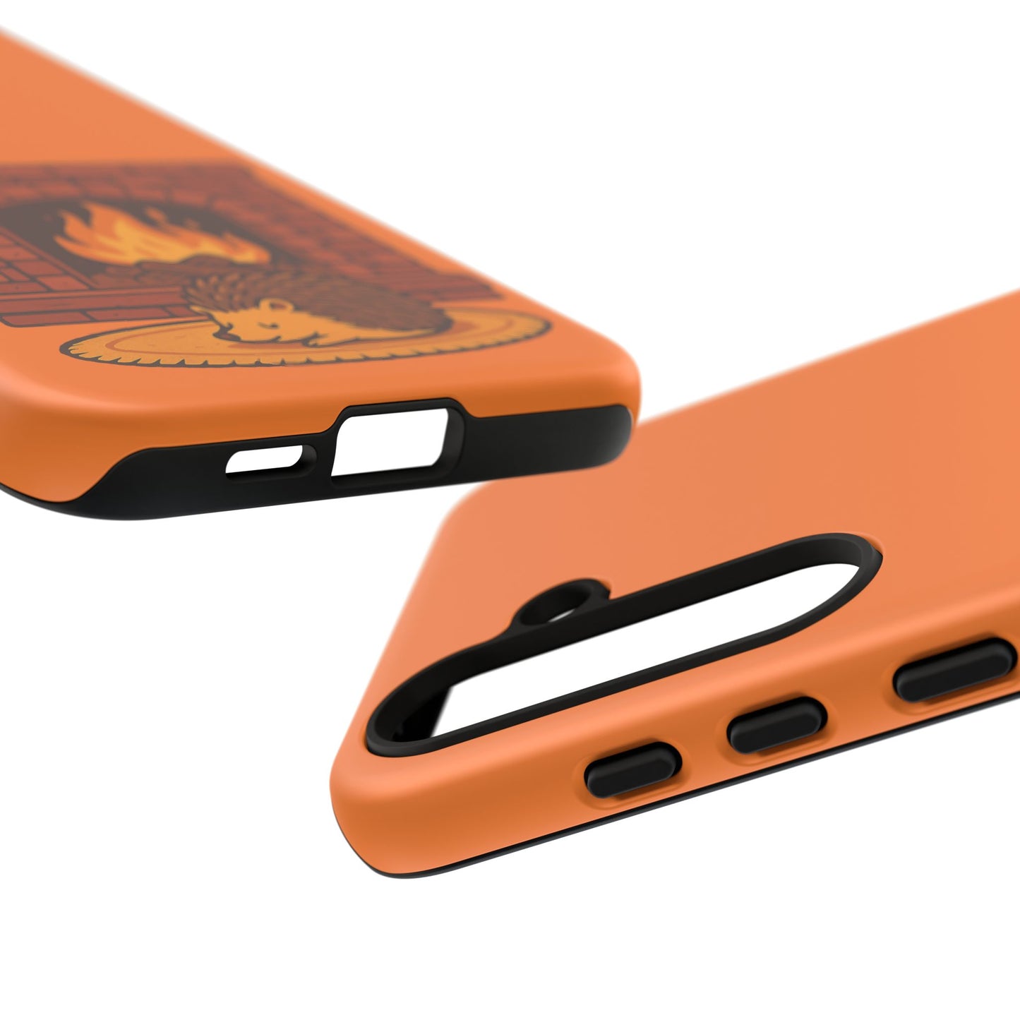 Fireside Spines Cozy Autumn Hedgehog Phone Case