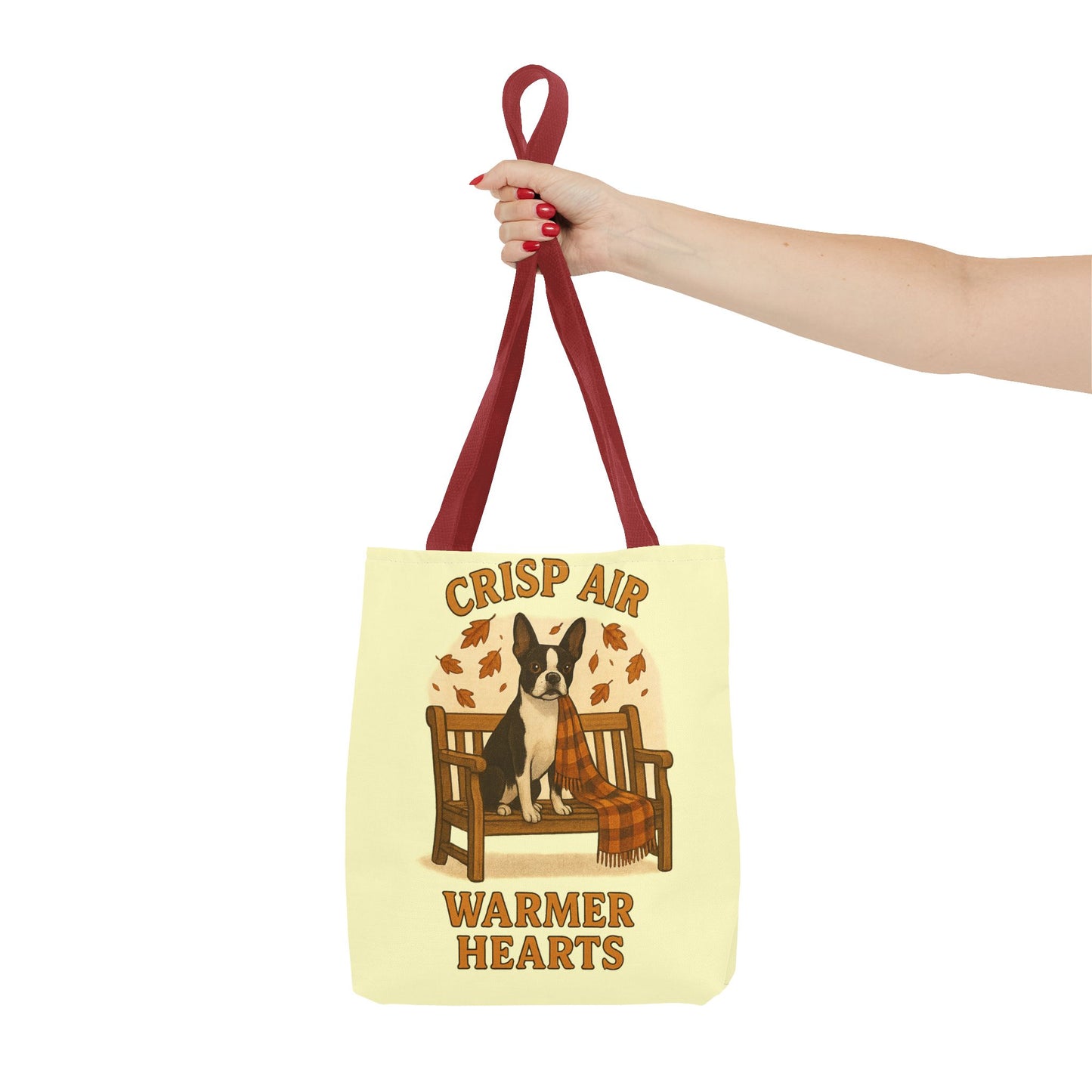 Crisp Air Warmer Hearts Tote Bag