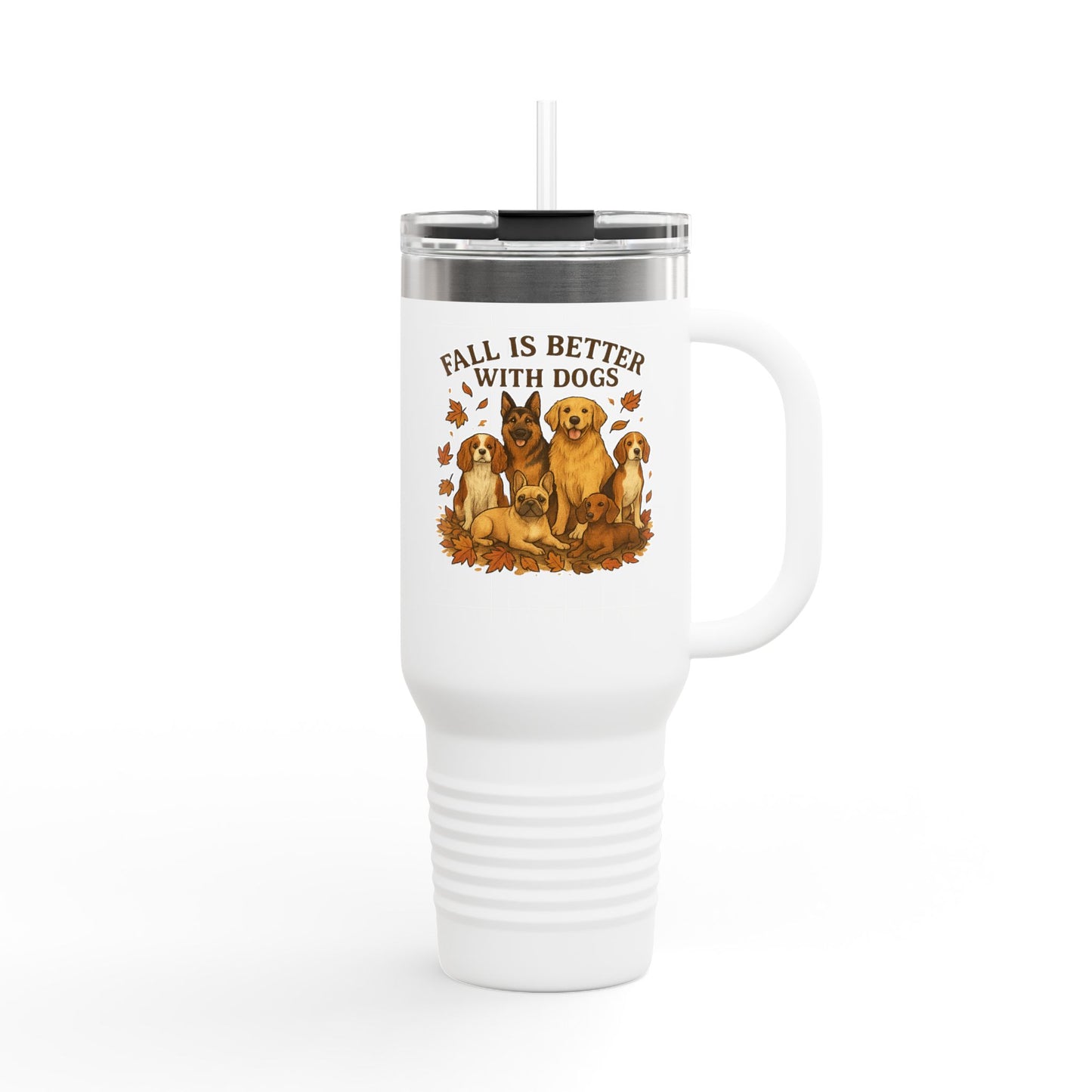 Fall is Better With Dogs Travel Mug