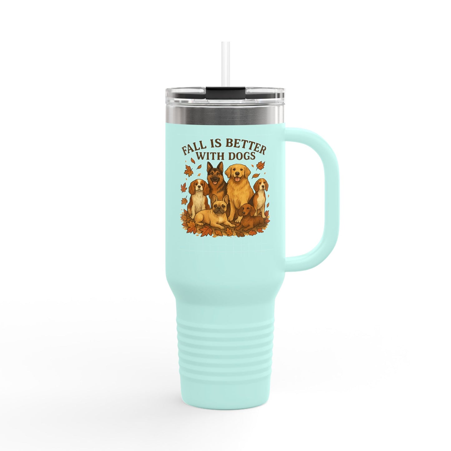 Fall is Better With Dogs Travel Mug