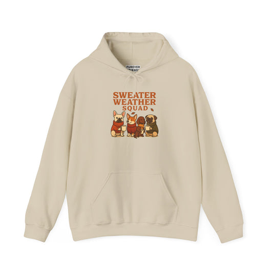 Sweater Weather Squad Autumn Themed Hoodie