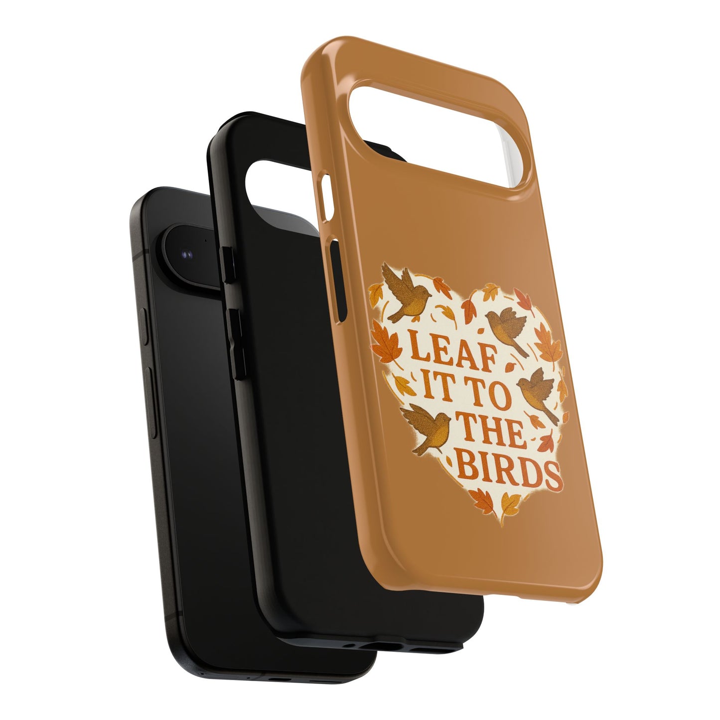 leaf It To The Birds Autumn Themed Phone Case