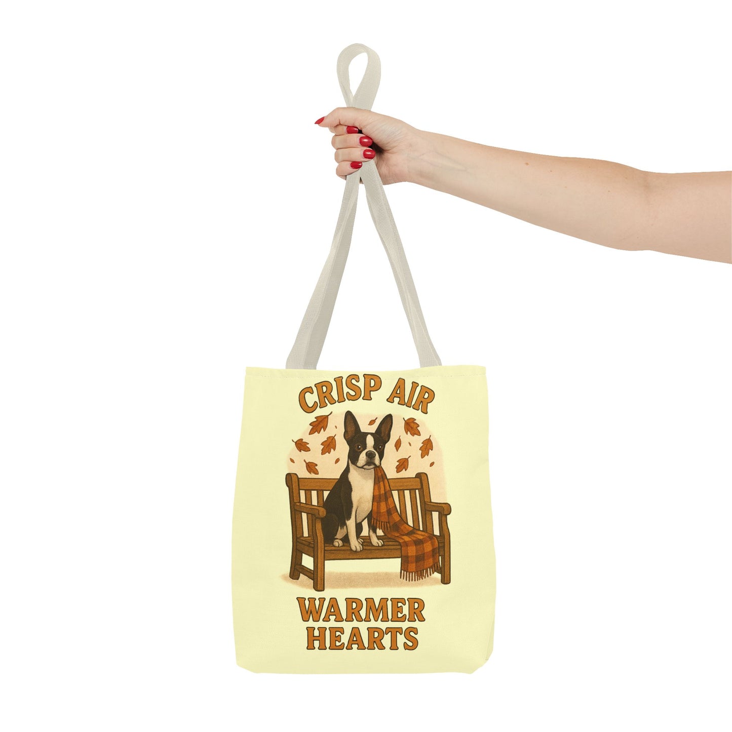 Crisp Air Warmer Hearts Tote Bag