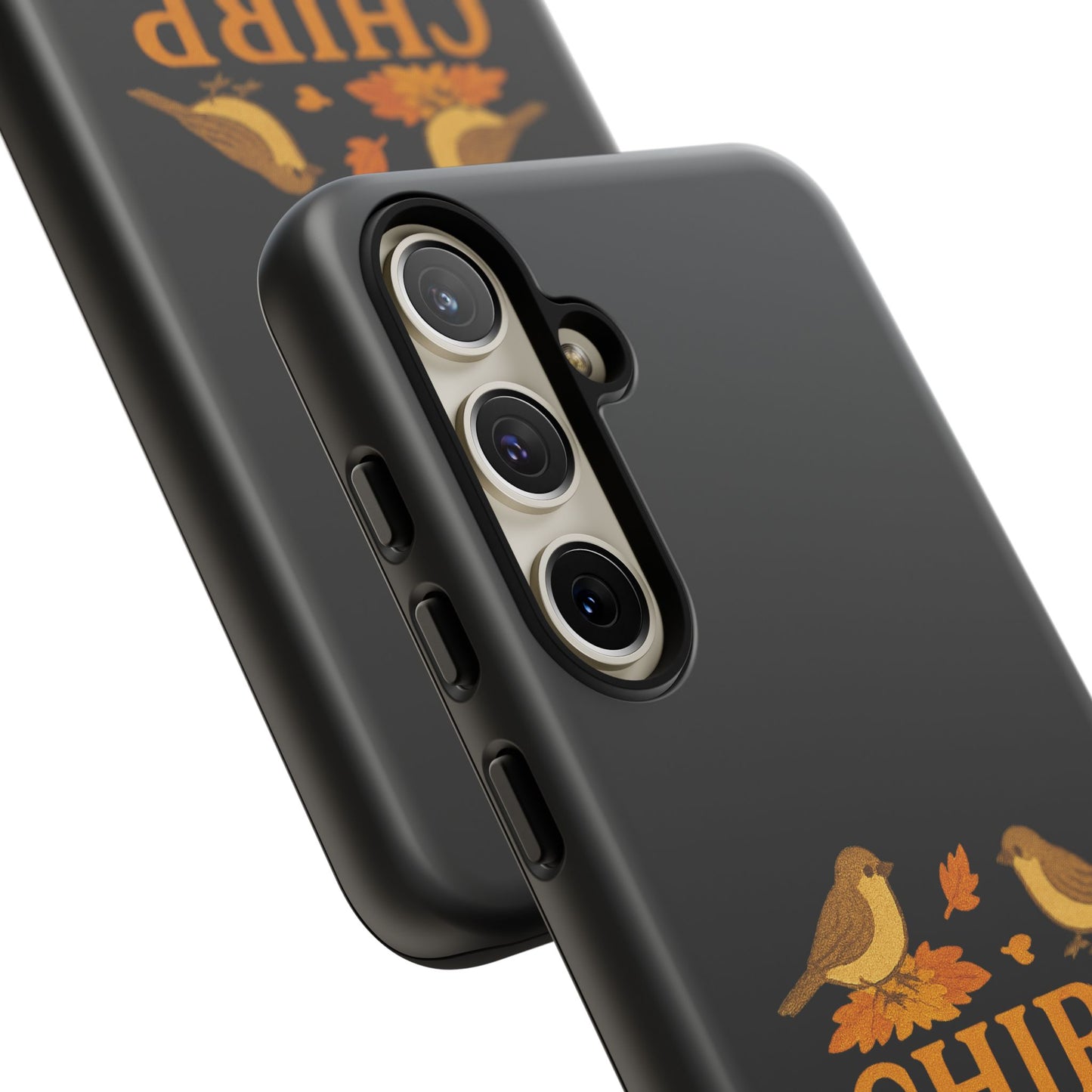 Chirp Crunch Cozy Autumn Themed Phone Case
