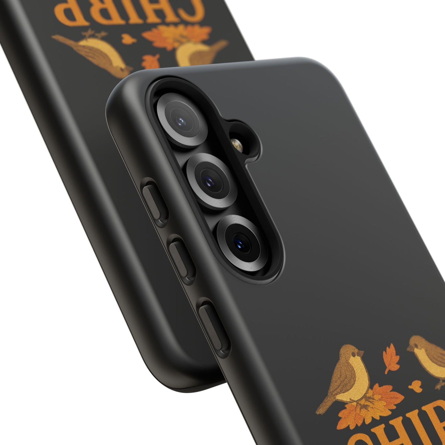 Chirp Crunch Cozy Autumn Themed Phone Case