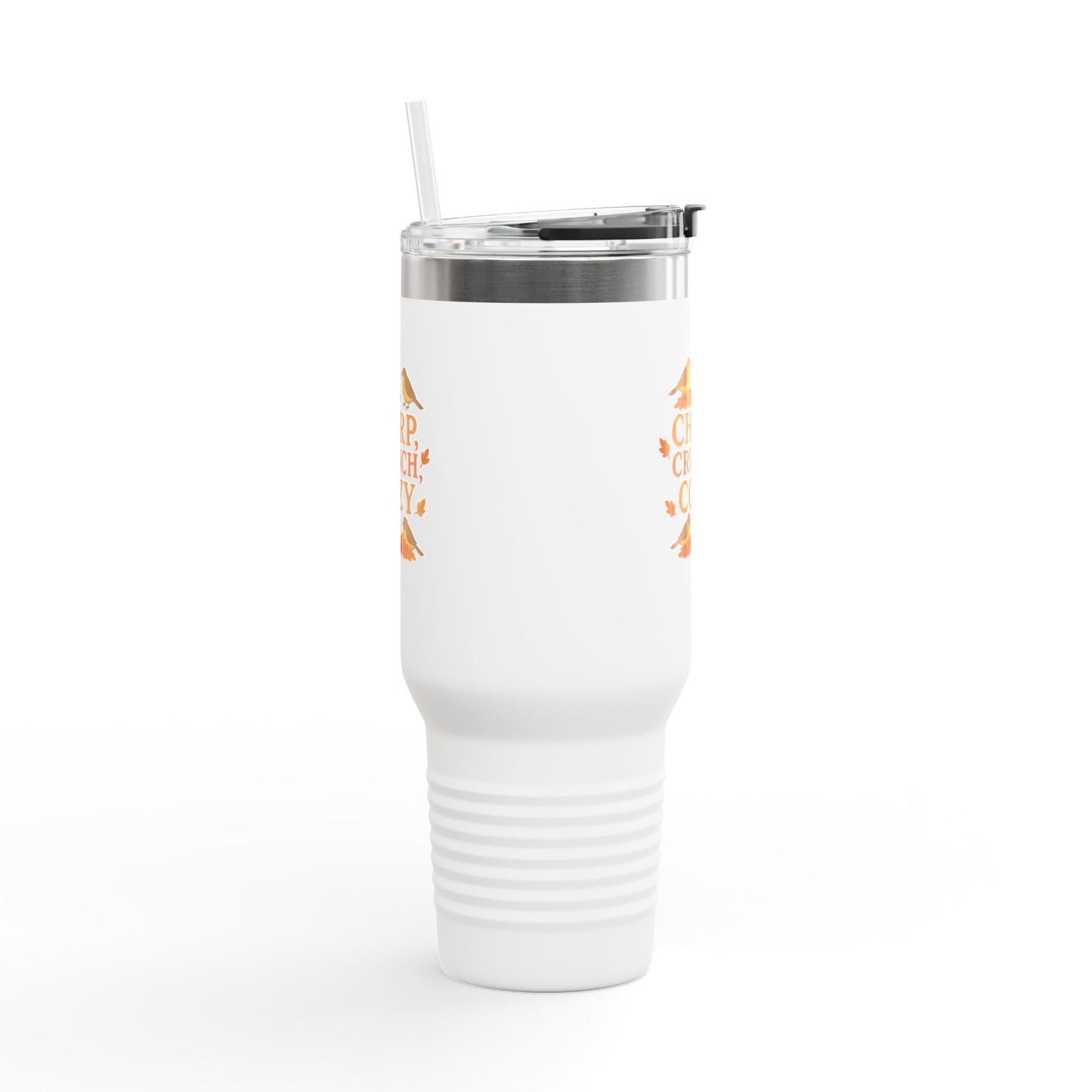 Chirp Crunch Cozy Autumn Themed Travel Mug