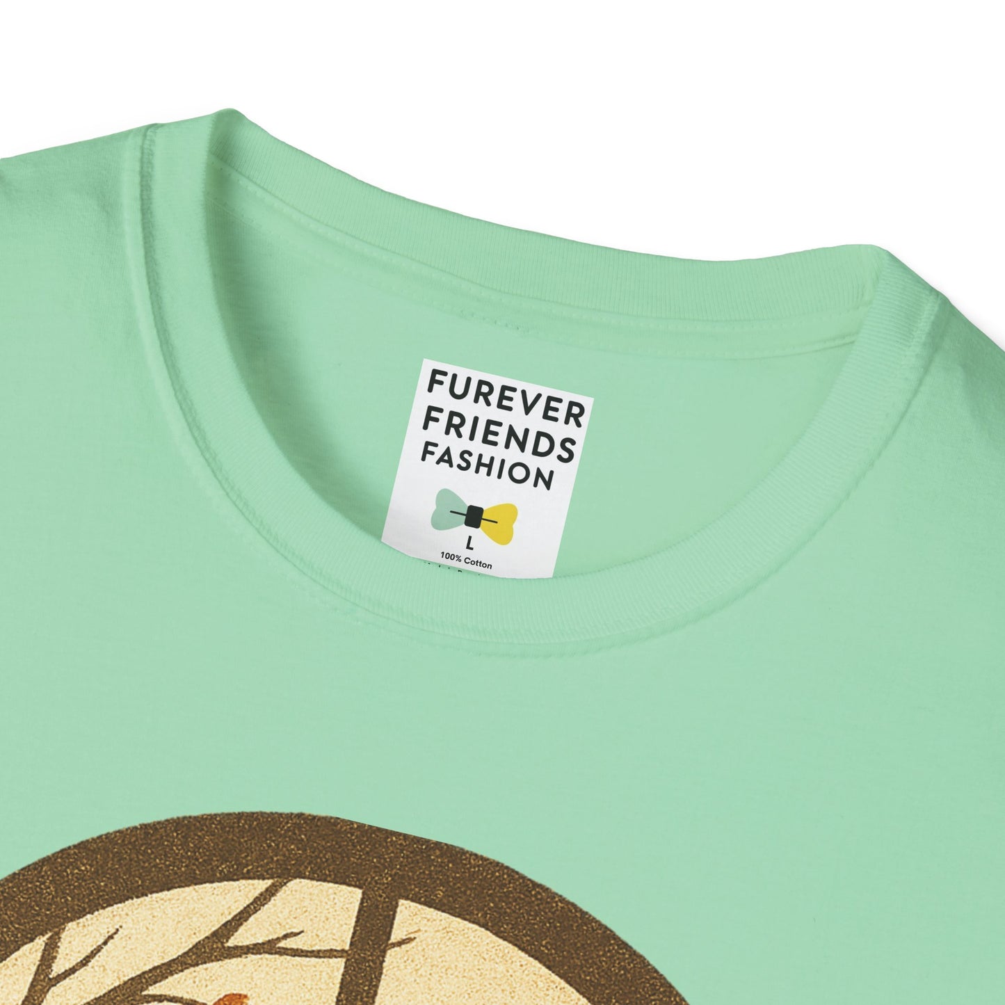 Bird In The Window Autumn Themed Tee