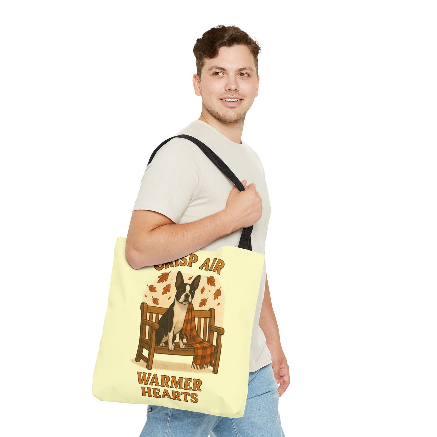 Crisp Air Warmer Hearts Tote Bag