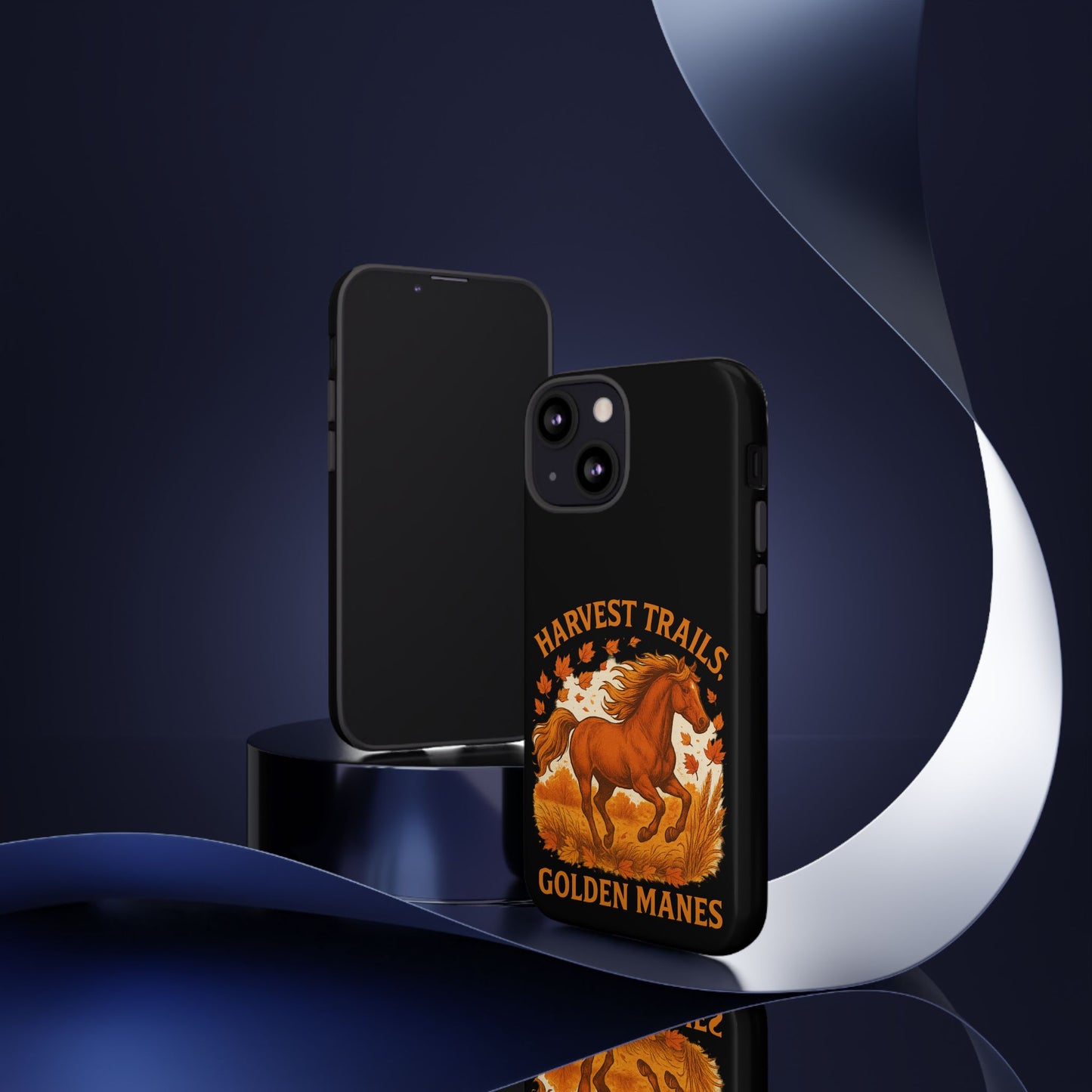 Harvest Trails Golden Manes Autumn Themed Phone Case