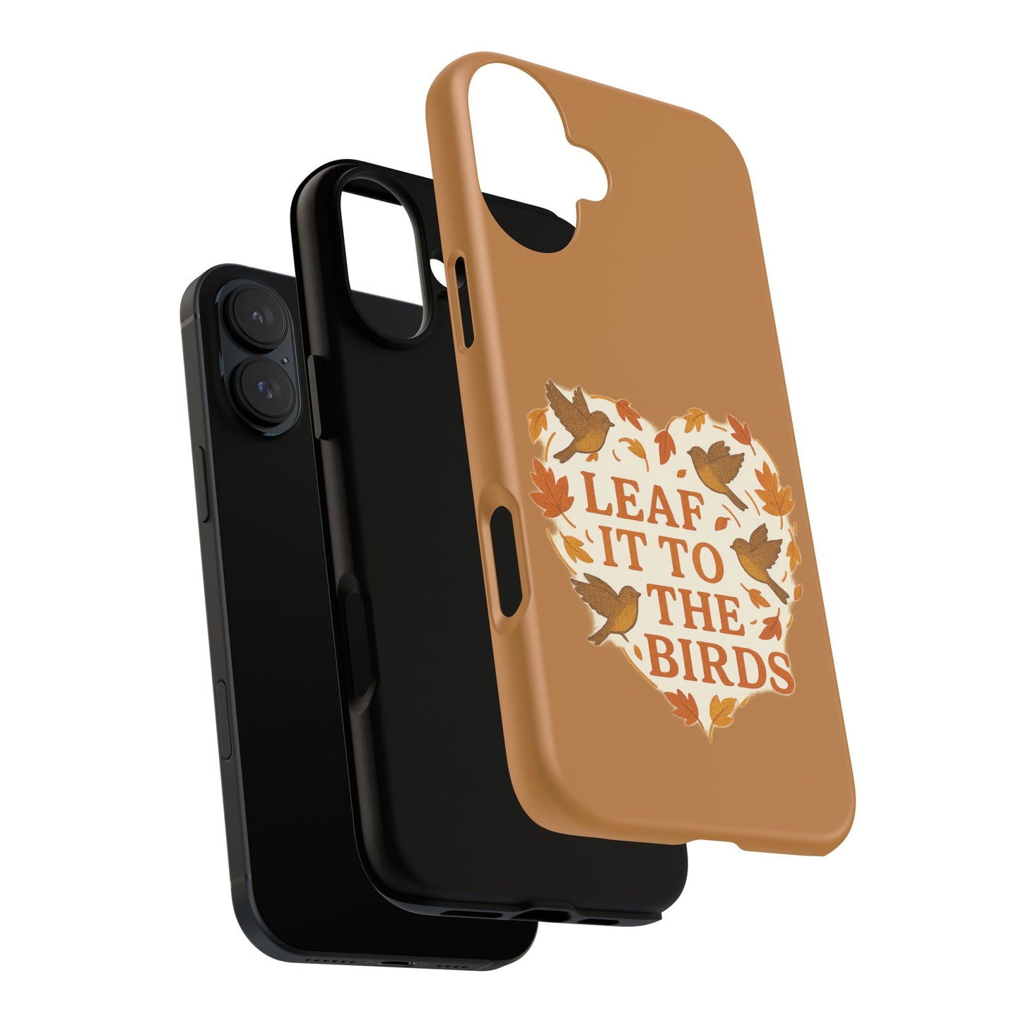 leaf It To The Birds Autumn Themed Phone Case
