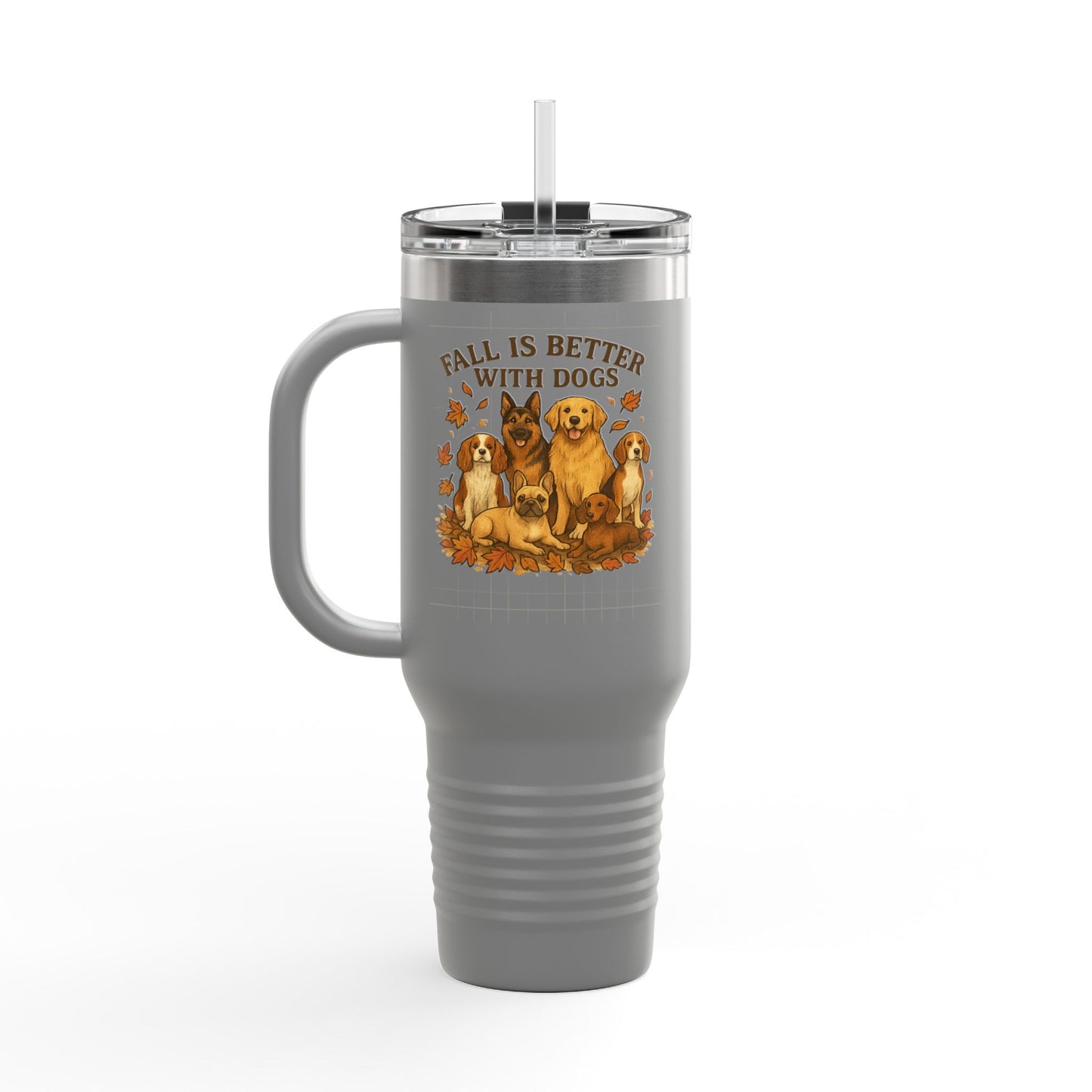Fall is Better With Dogs Travel Mug