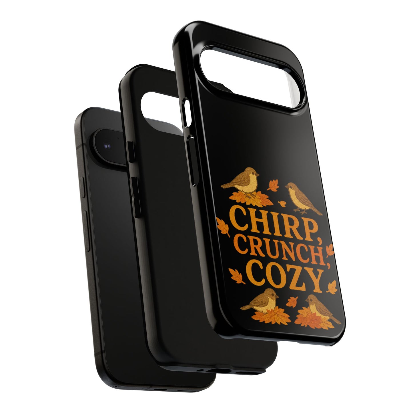 Chirp Crunch Cozy Autumn Themed Phone Case