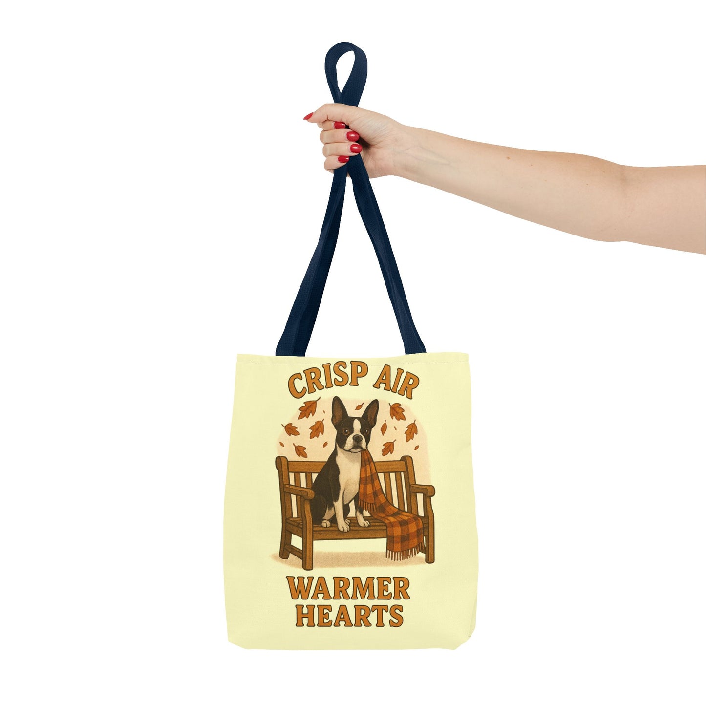 Crisp Air Warmer Hearts Tote Bag