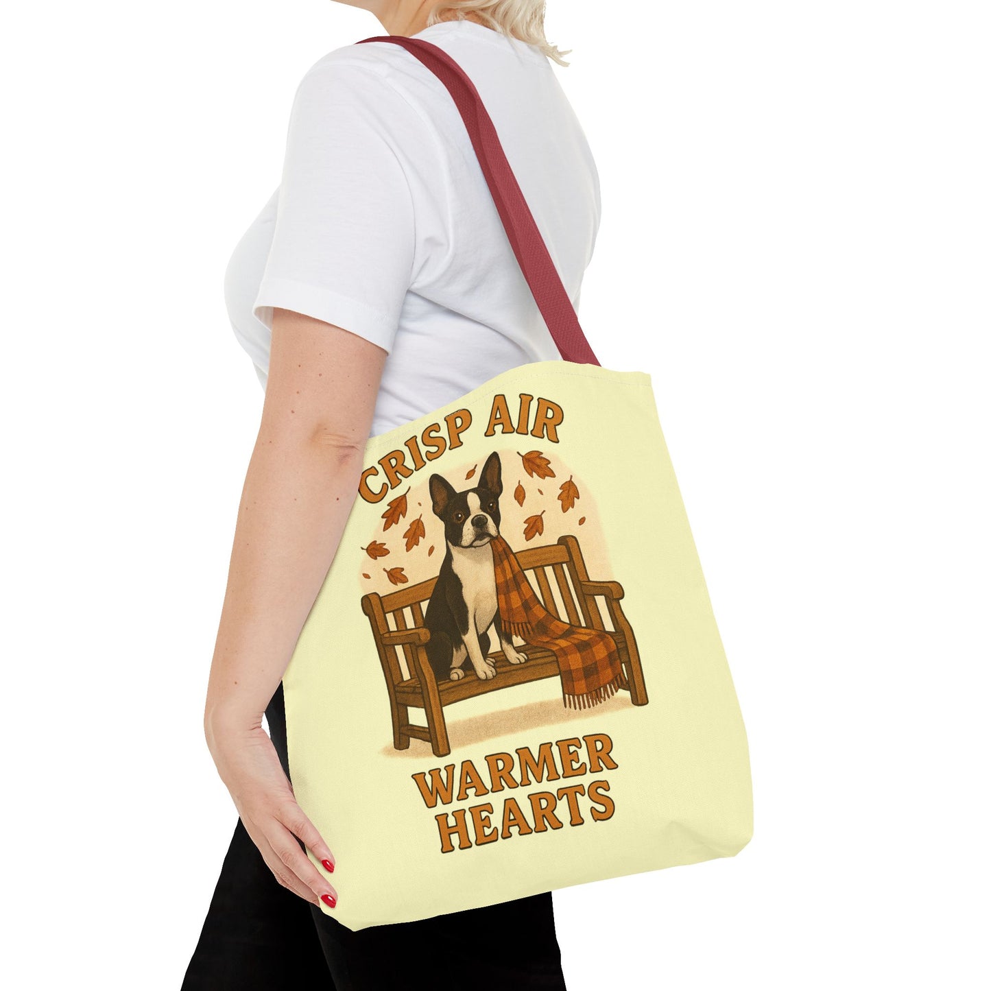 Crisp Air Warmer Hearts Tote Bag