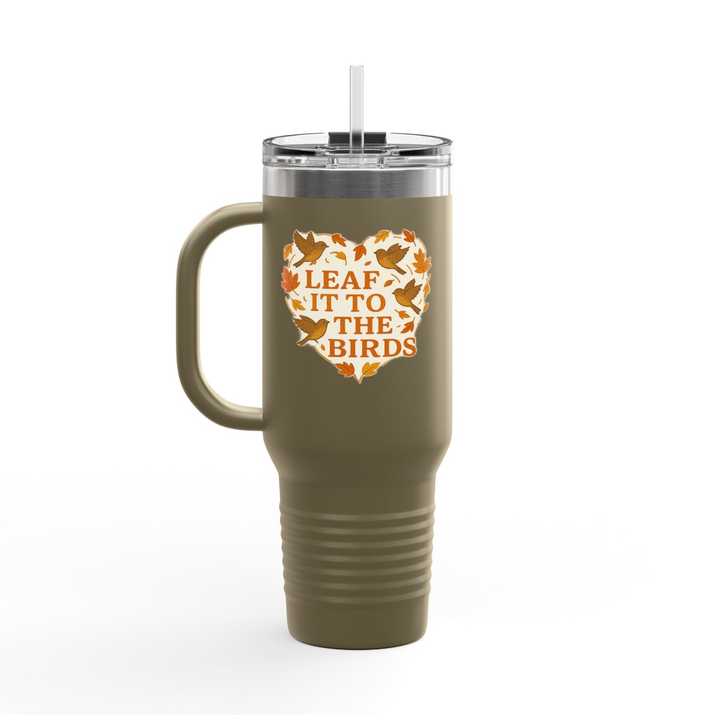 leaf it to the birds Travel Mug