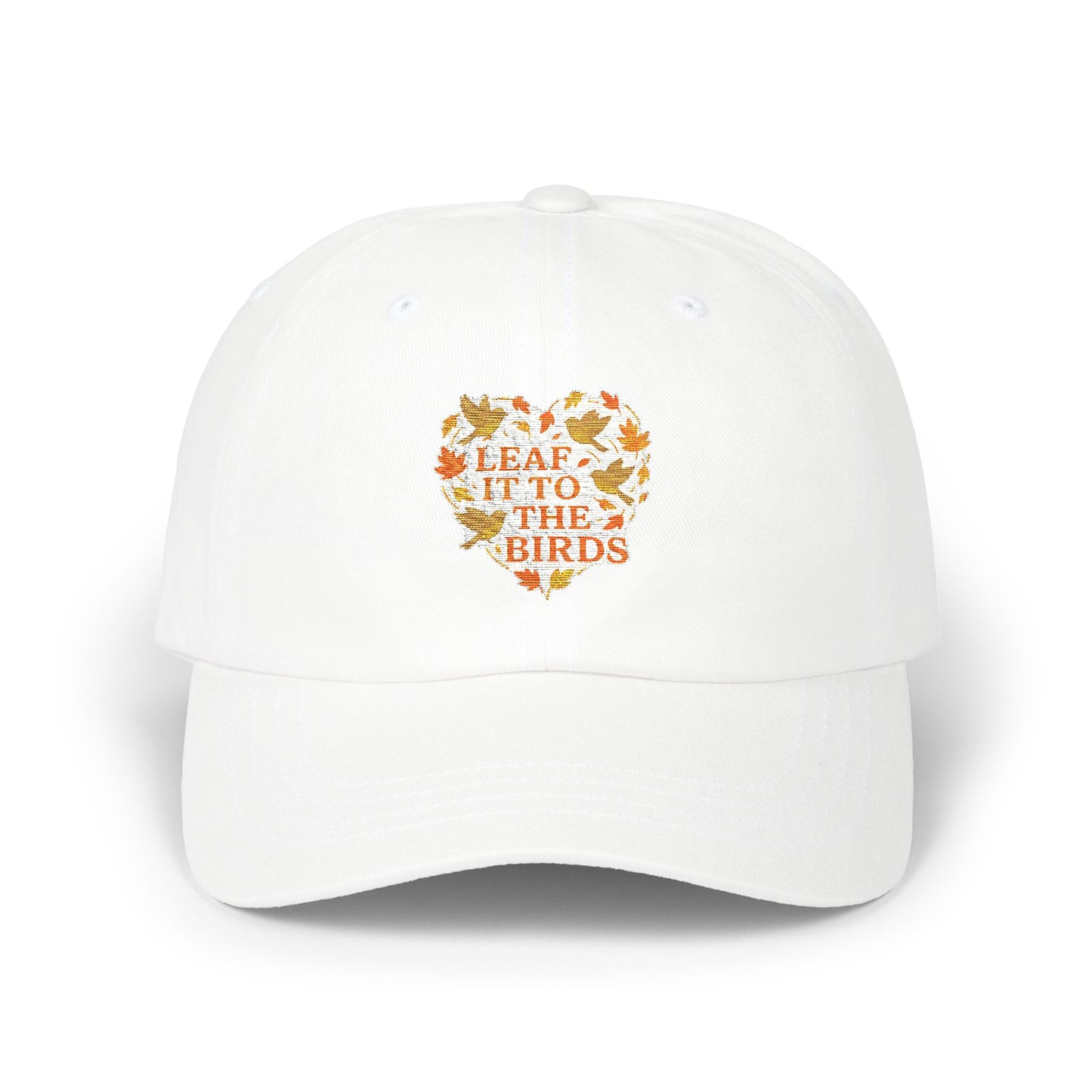 leaf It To The Birds Autumn Themed Cap