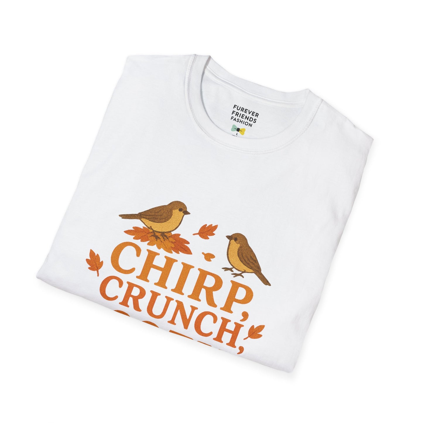 Chirp Crunch Cozy Autumn Themed Tee