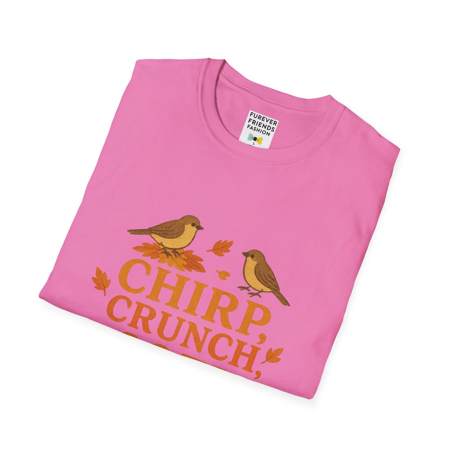 Chirp Crunch Cozy Autumn Themed Tee