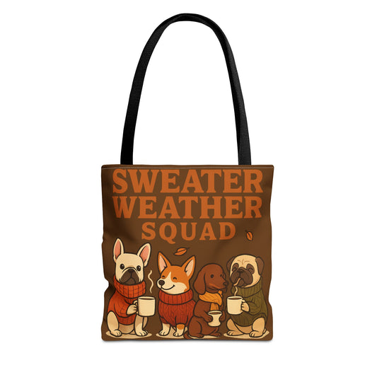 Sweater Weather Squad Tote Bag