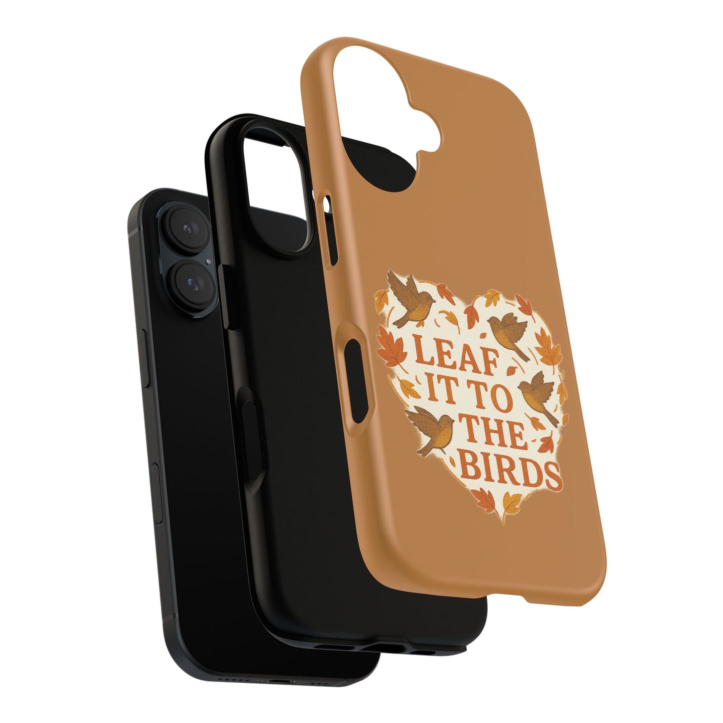 leaf It To The Birds Autumn Themed Phone Case