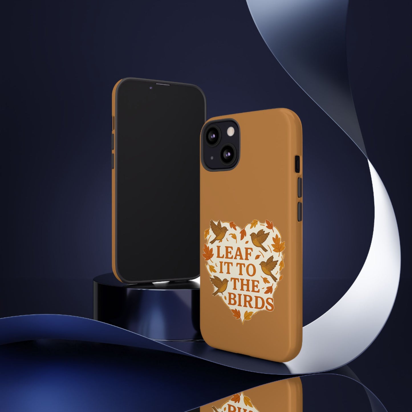 leaf It To The Birds Autumn Themed Phone Case