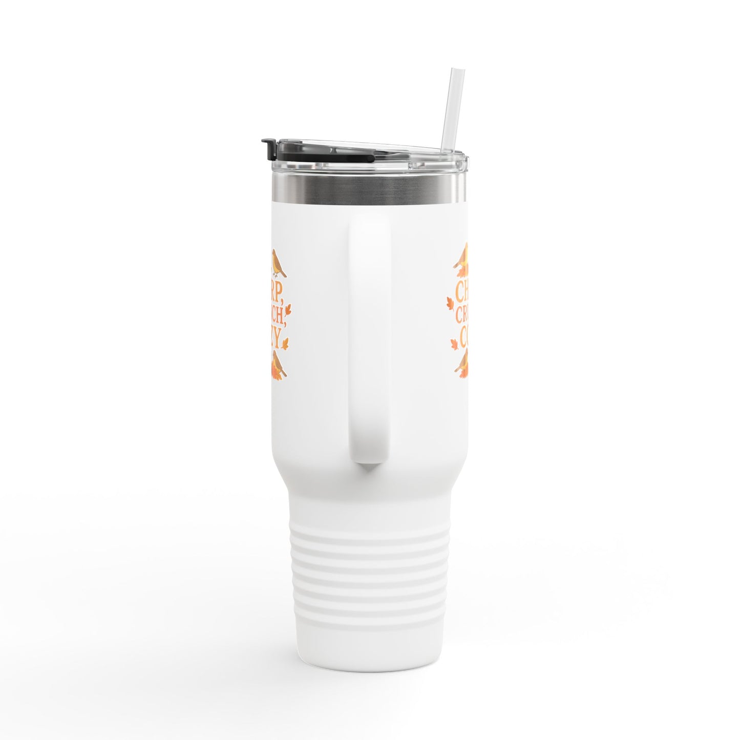 Chirp Crunch Cozy Autumn Themed Travel Mug