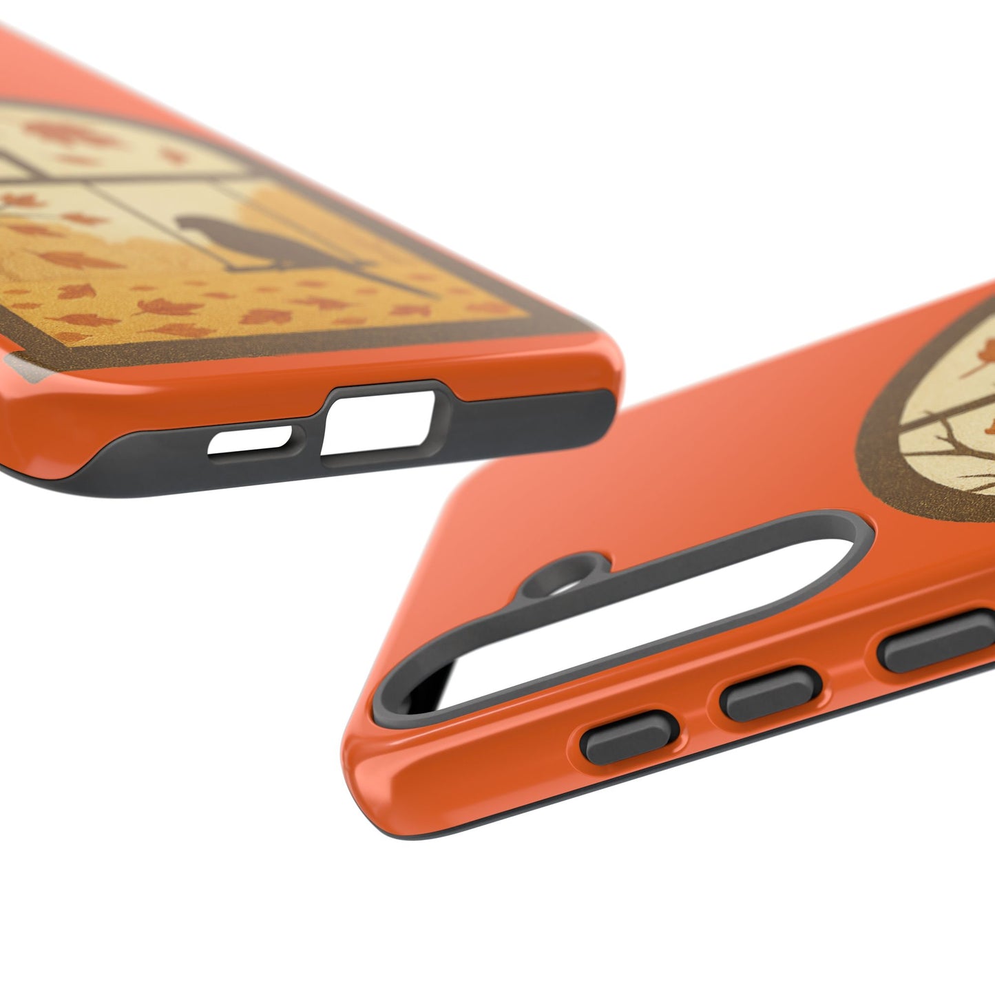 Bird In The Window Autumn Themed Phone Case
