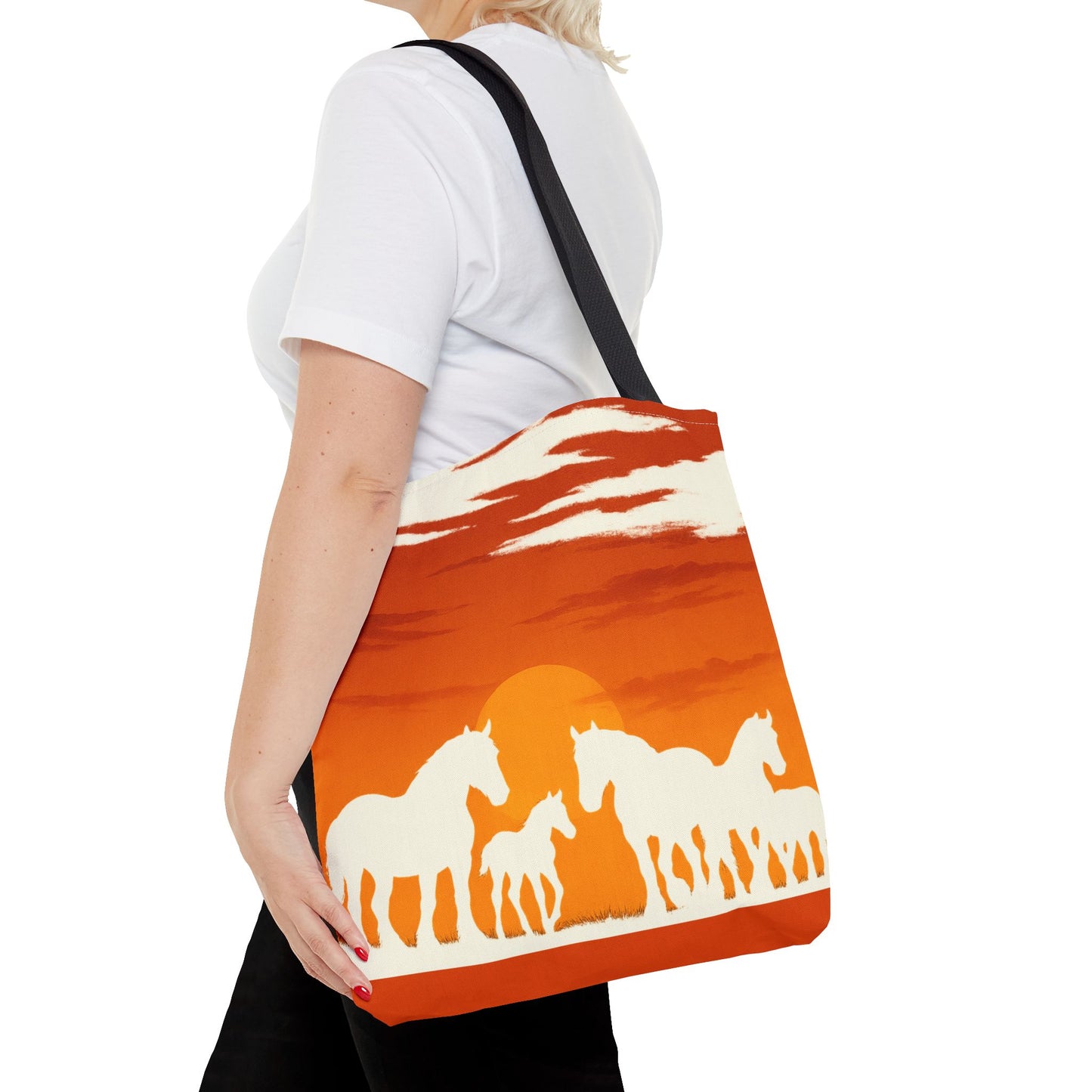 Horses on the Horizon Tote Bag