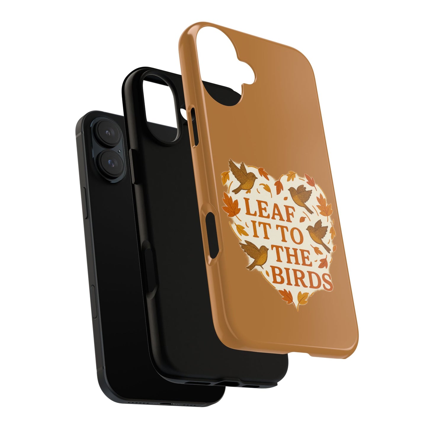 leaf It To The Birds Autumn Themed Phone Case