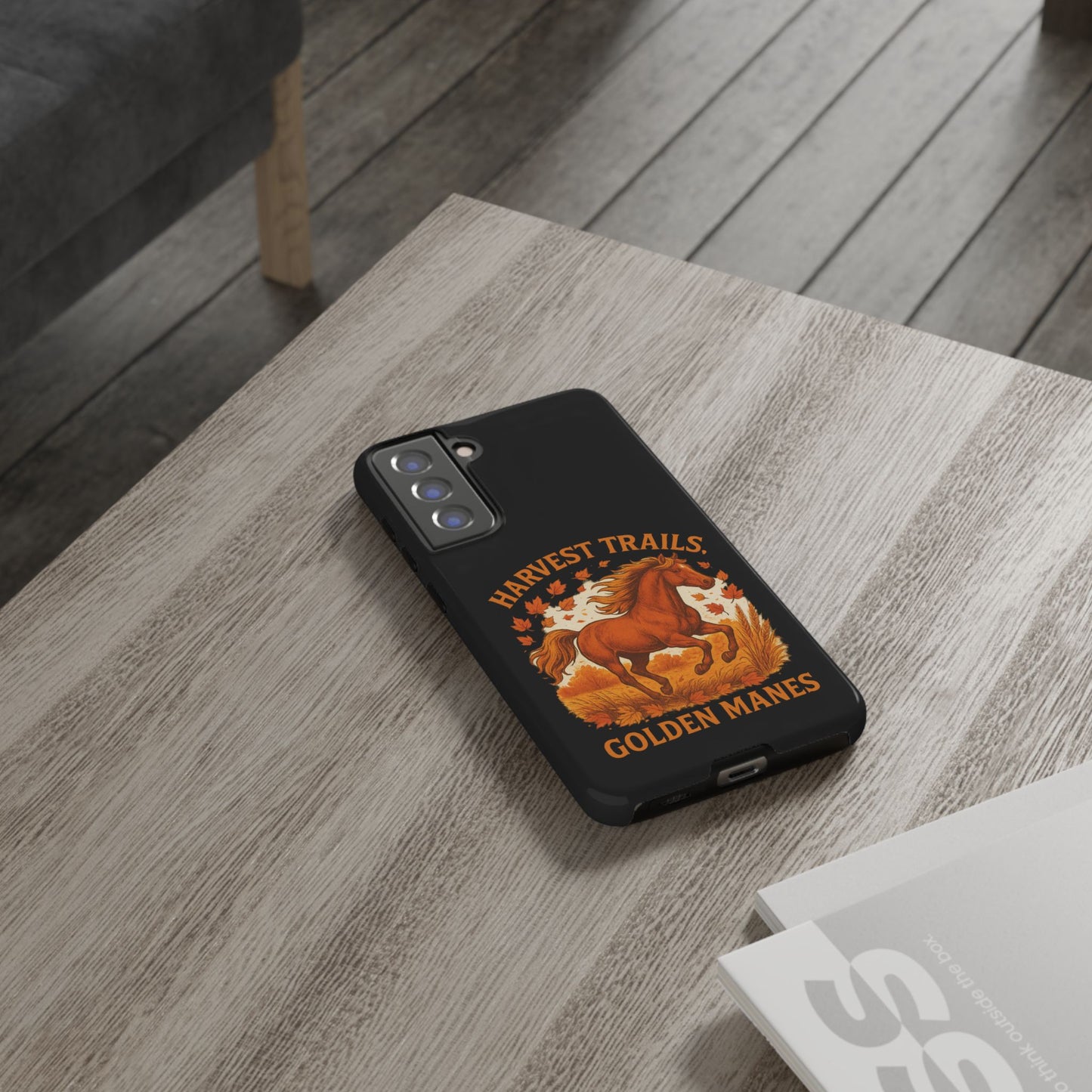 Harvest Trails Golden Manes Autumn Themed Phone Case
