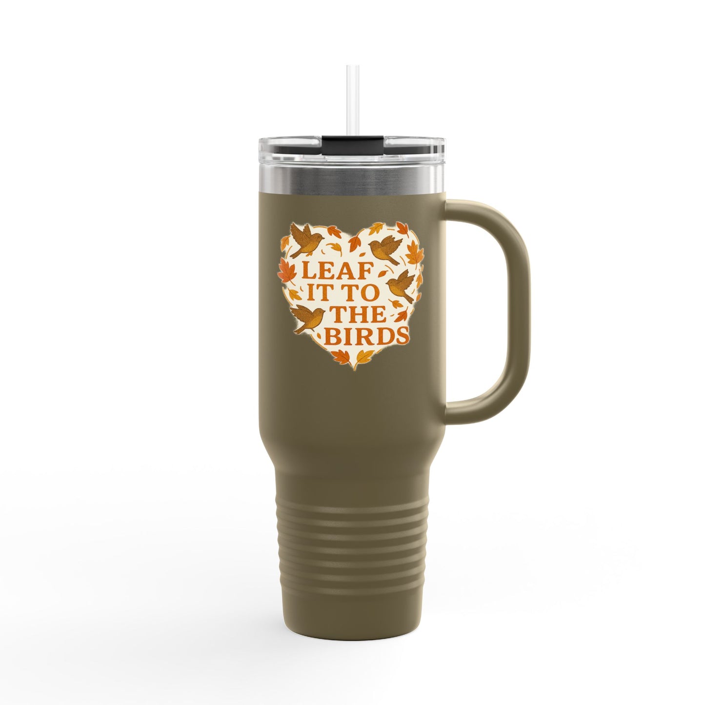 leaf it to the birds Travel Mug