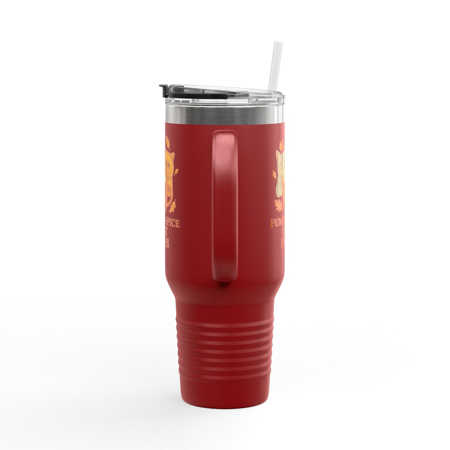Pumpkin Spice and Cat Purrs Travel Mug