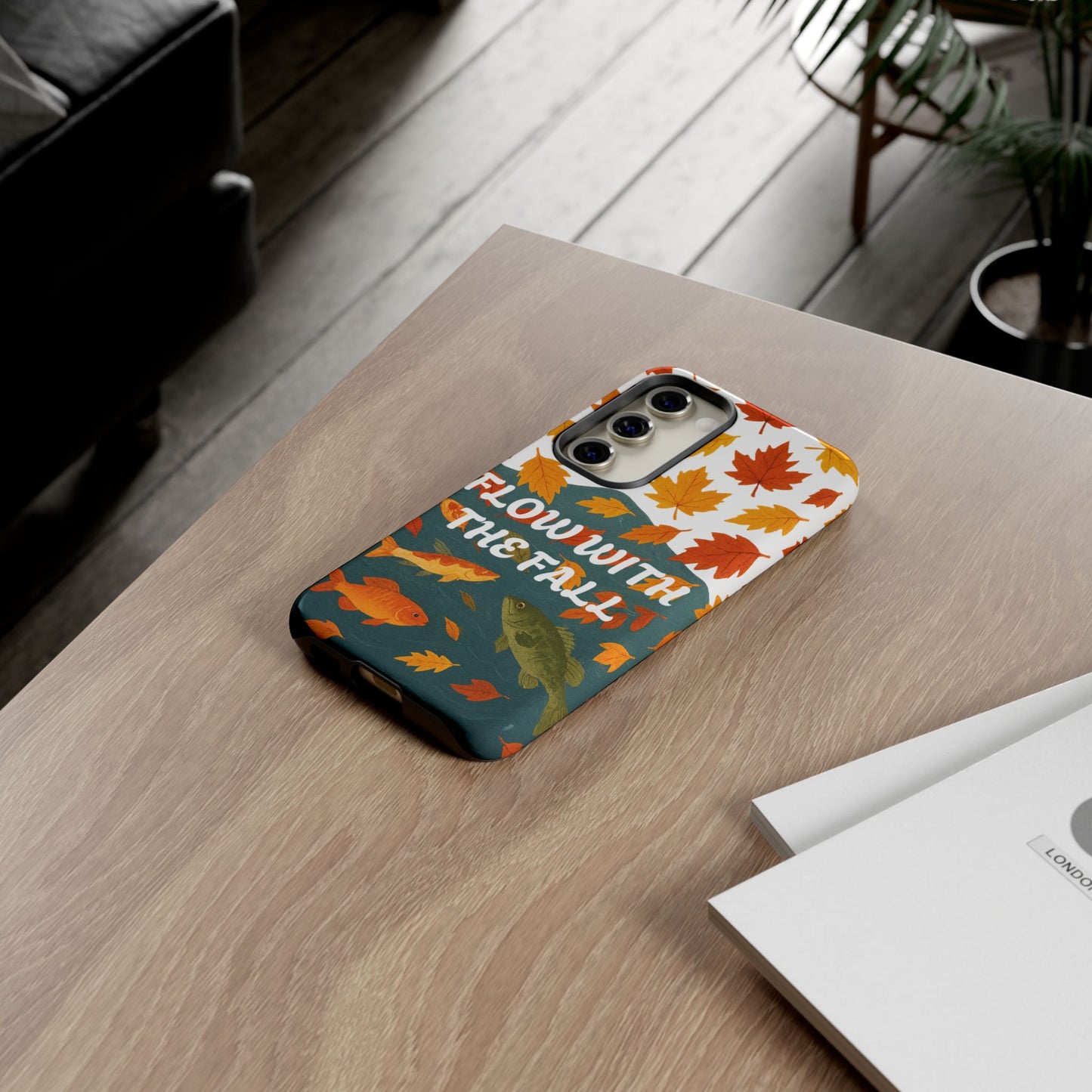 Flow With The Fall Fish Phone Case