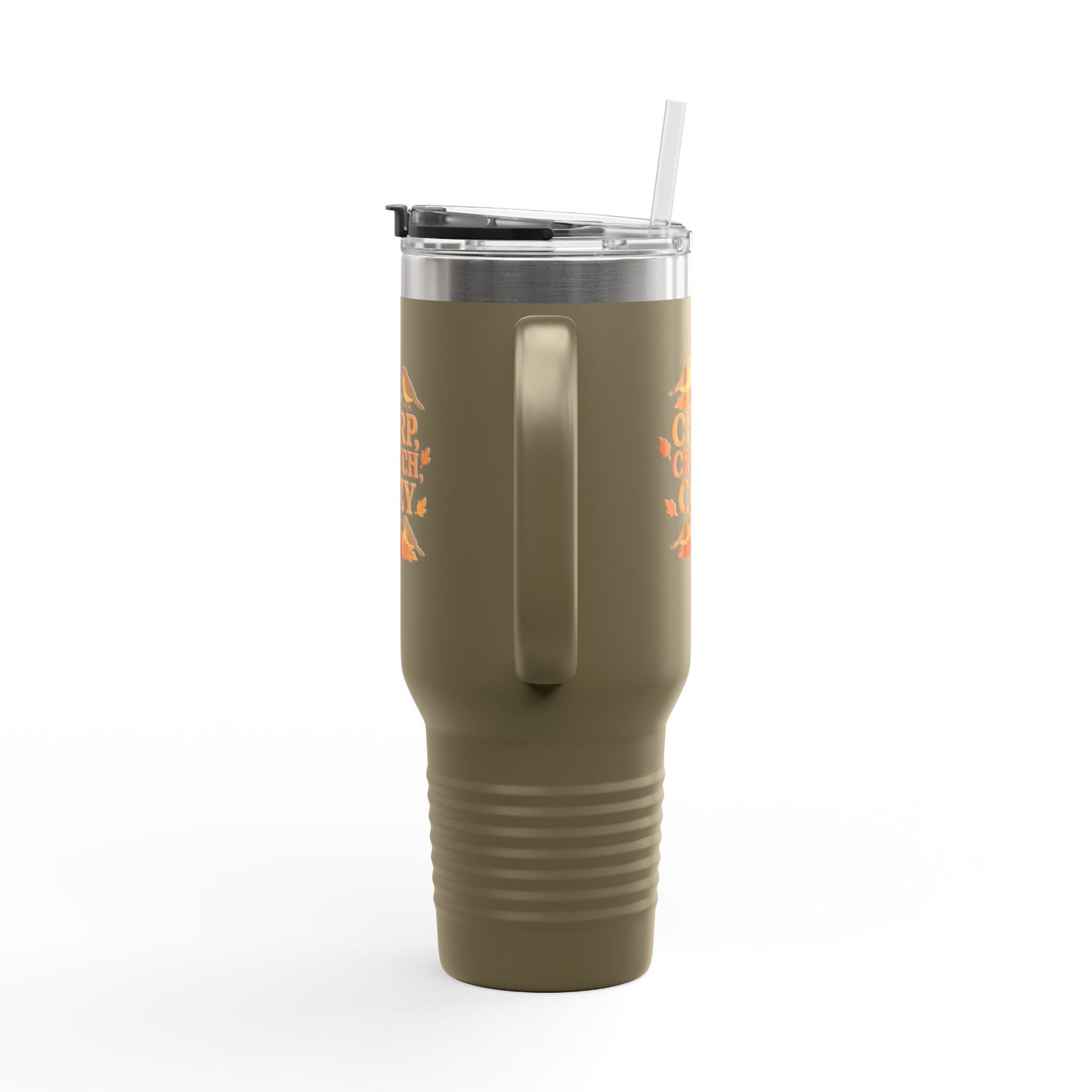 Chirp Crunch Cozy Autumn Themed Travel Mug