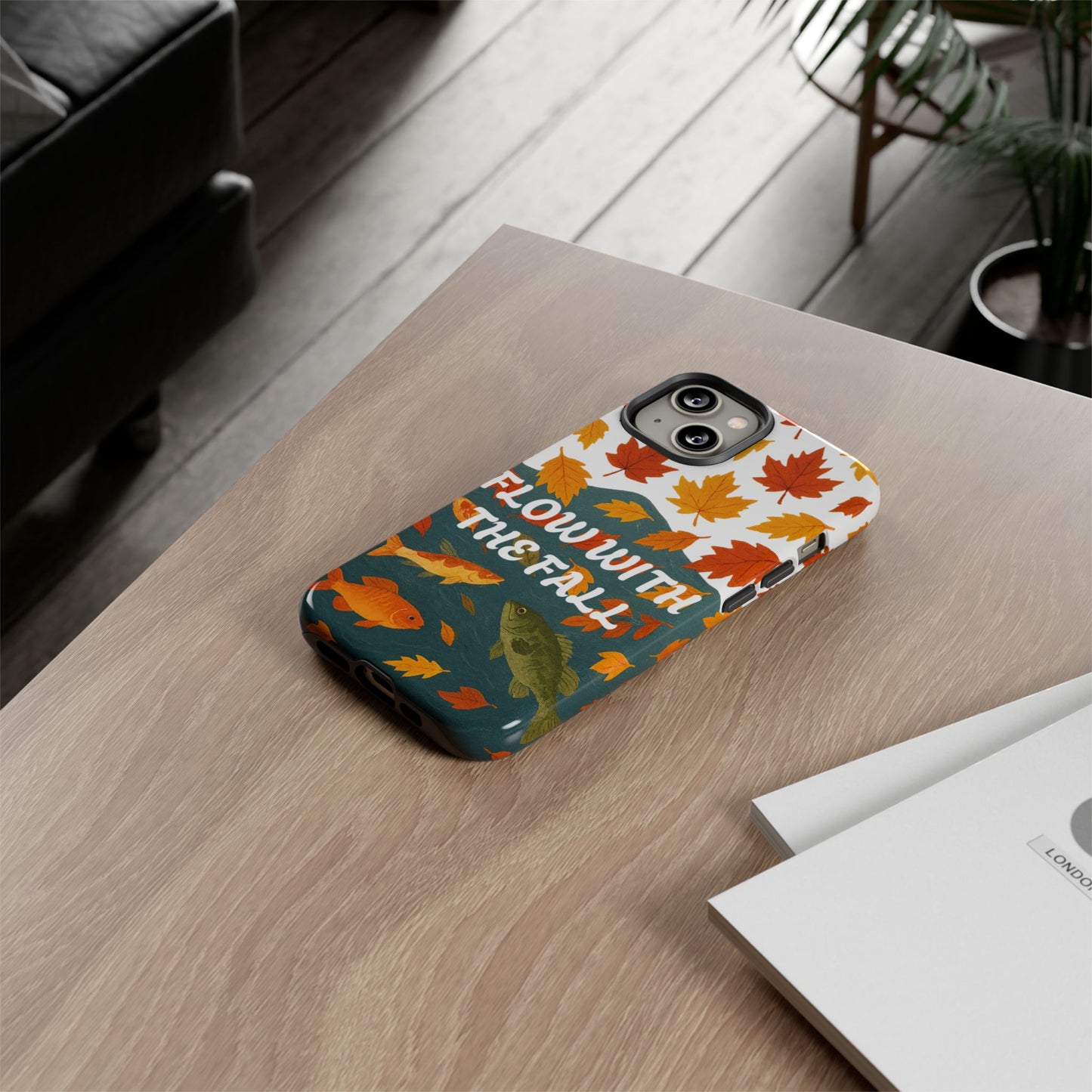 Flow With The Fall Fish Phone Case