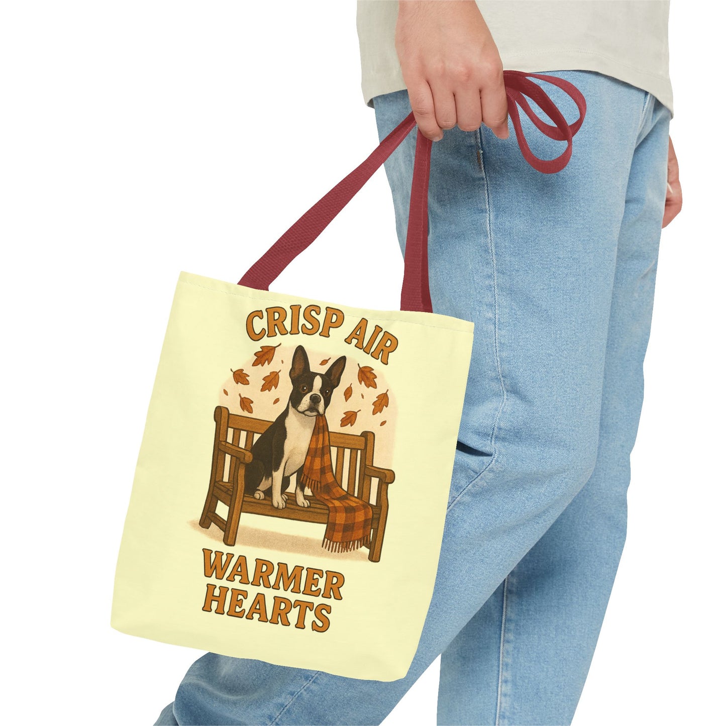 Crisp Air Warmer Hearts Tote Bag