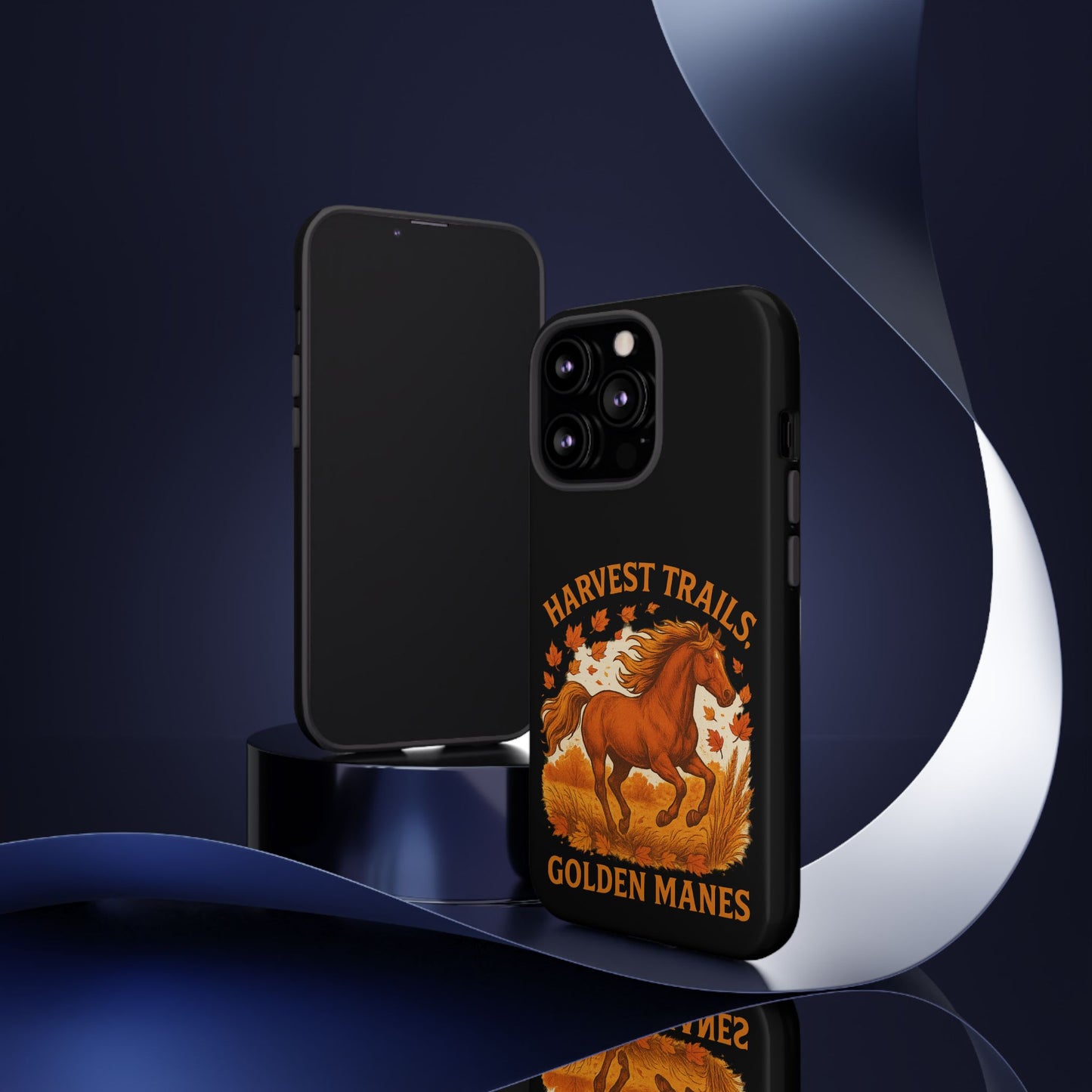 Harvest Trails Golden Manes Autumn Themed Phone Case