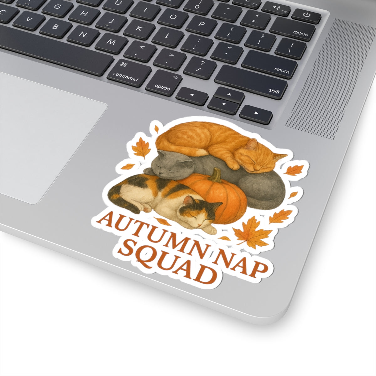 Autumn Nap Squad Autumn Cat Sticker