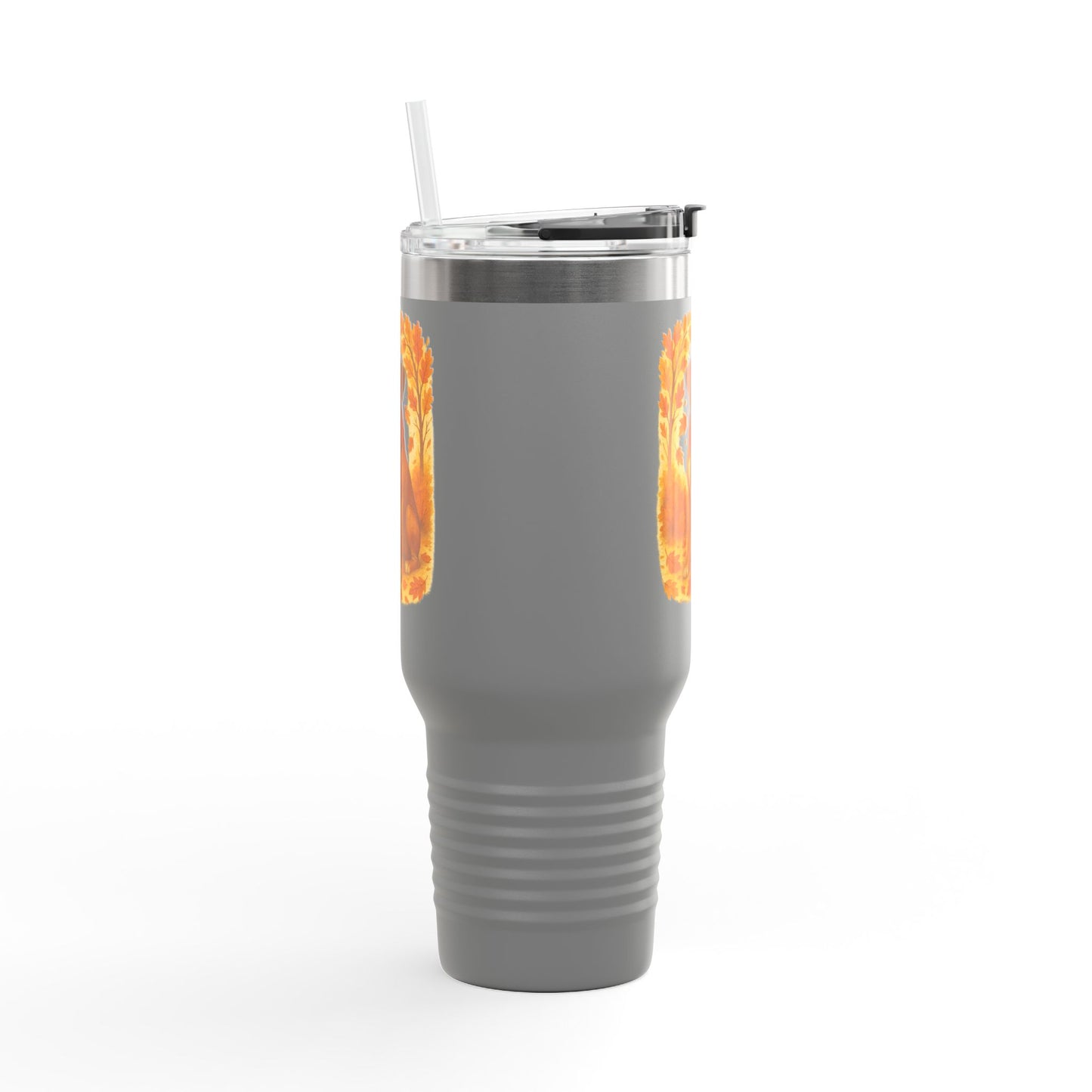 Boxer Autumn Themed Travel Mug