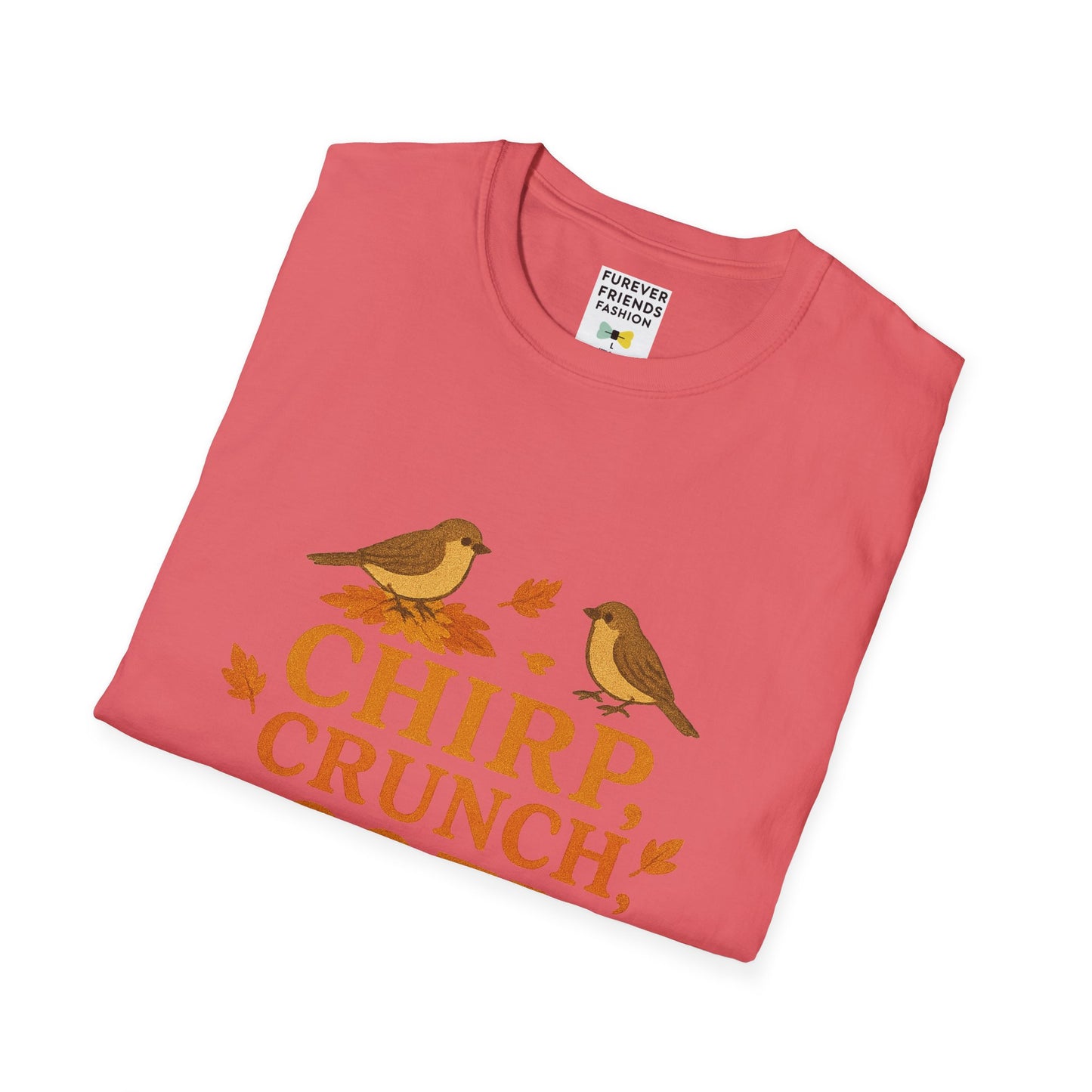 Chirp Crunch Cozy Autumn Themed Tee