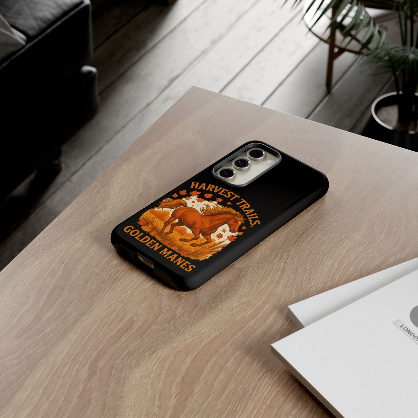 Harvest Trails Golden Manes Autumn Themed Phone Case