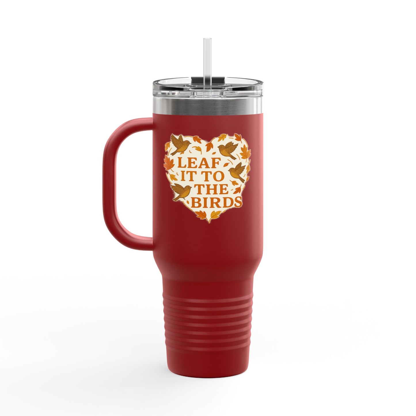 leaf it to the birds Travel Mug