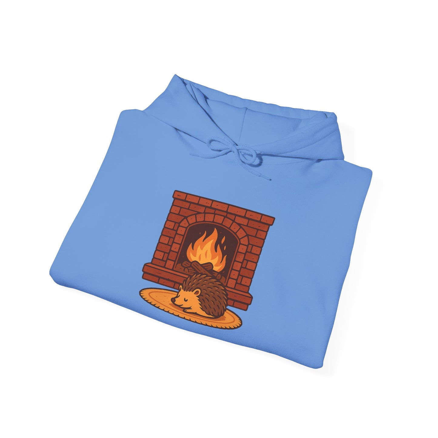 Fireside Spines Cozy Autumn Hoodie